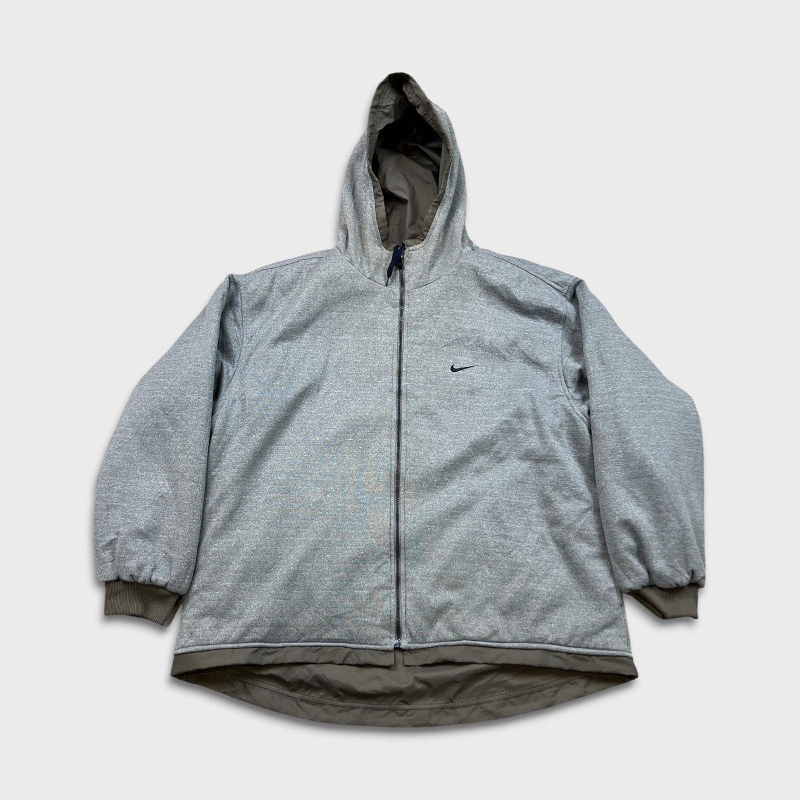 Nike × Vintage Vintage Nike Sportswear Jacket Large Swoosh Reversible 90s Size US L / EU 52-54 / 3 - 8 Thumbnail