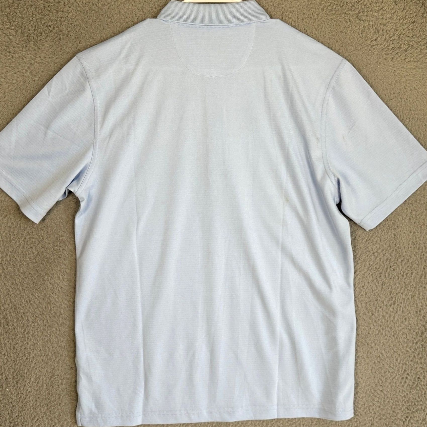 Vintage Greg Norman Polo Shirt Mens Medium Light Blue PlayDry Golf Performance Rugby Size US M / EU 48-50 / 2 - 3 Thumbnail