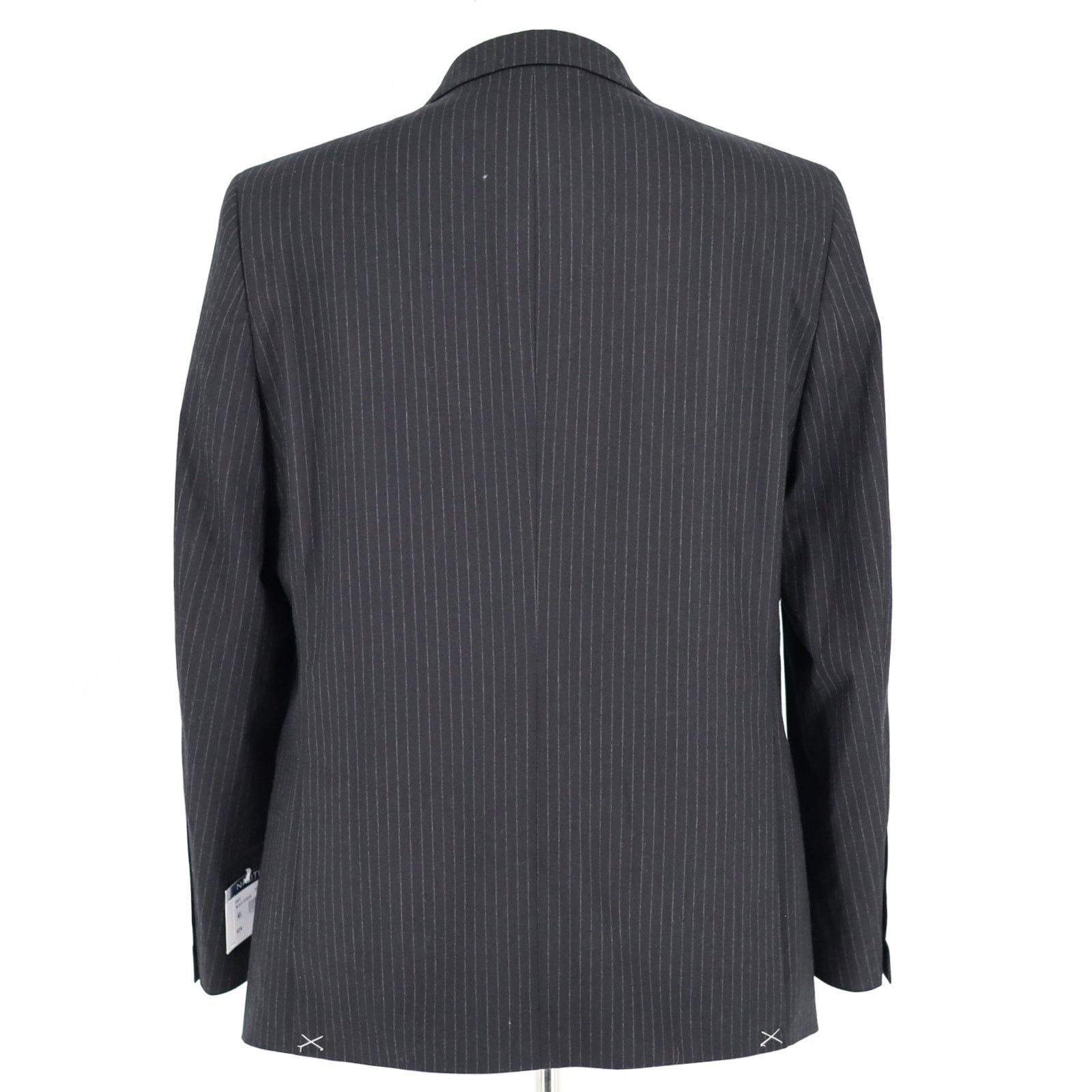 Nautica Nautica Men's Black Stripe Modern-Fit Suit Blazer Size 42S Size 42S - 6 Thumbnail