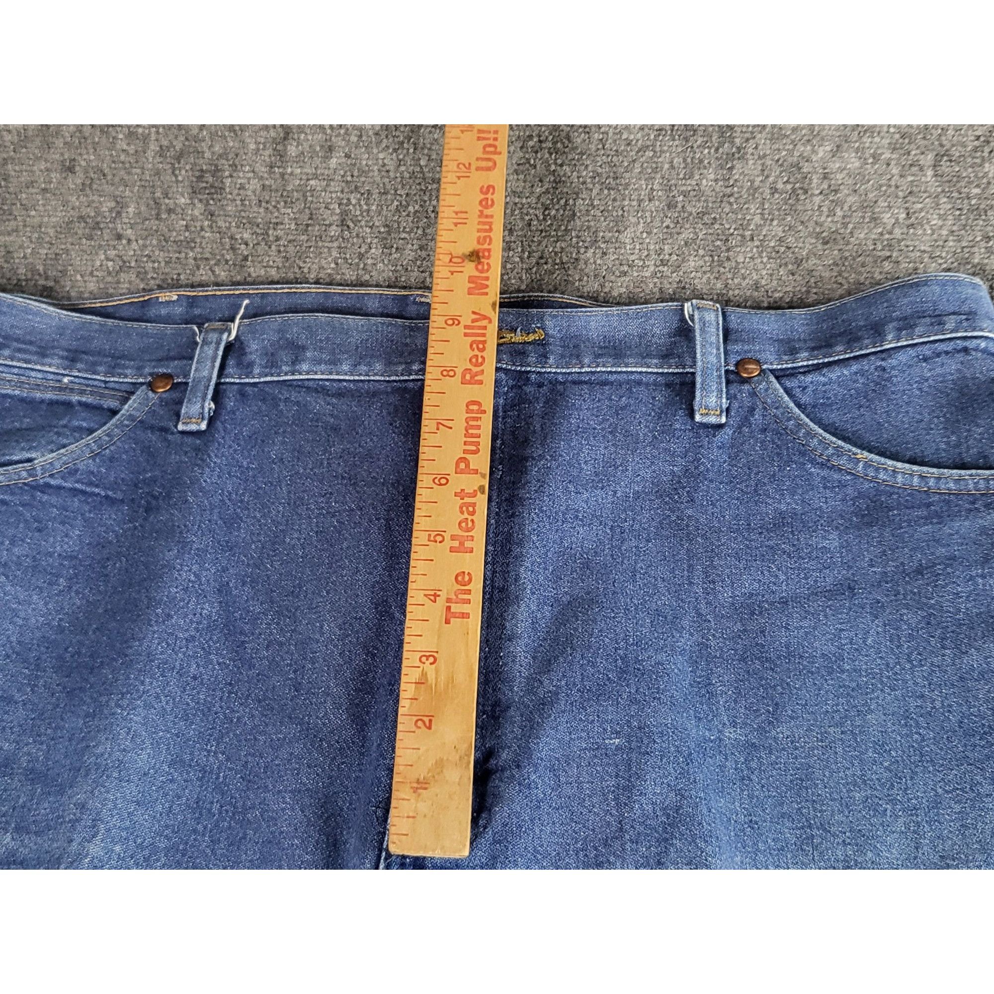Wrangler Wrangler Jeans Men Sz 40X36 13MMZ Blue Denim Straight Leg Co Size US 40 / EU 56 - 4 Thumbnail
