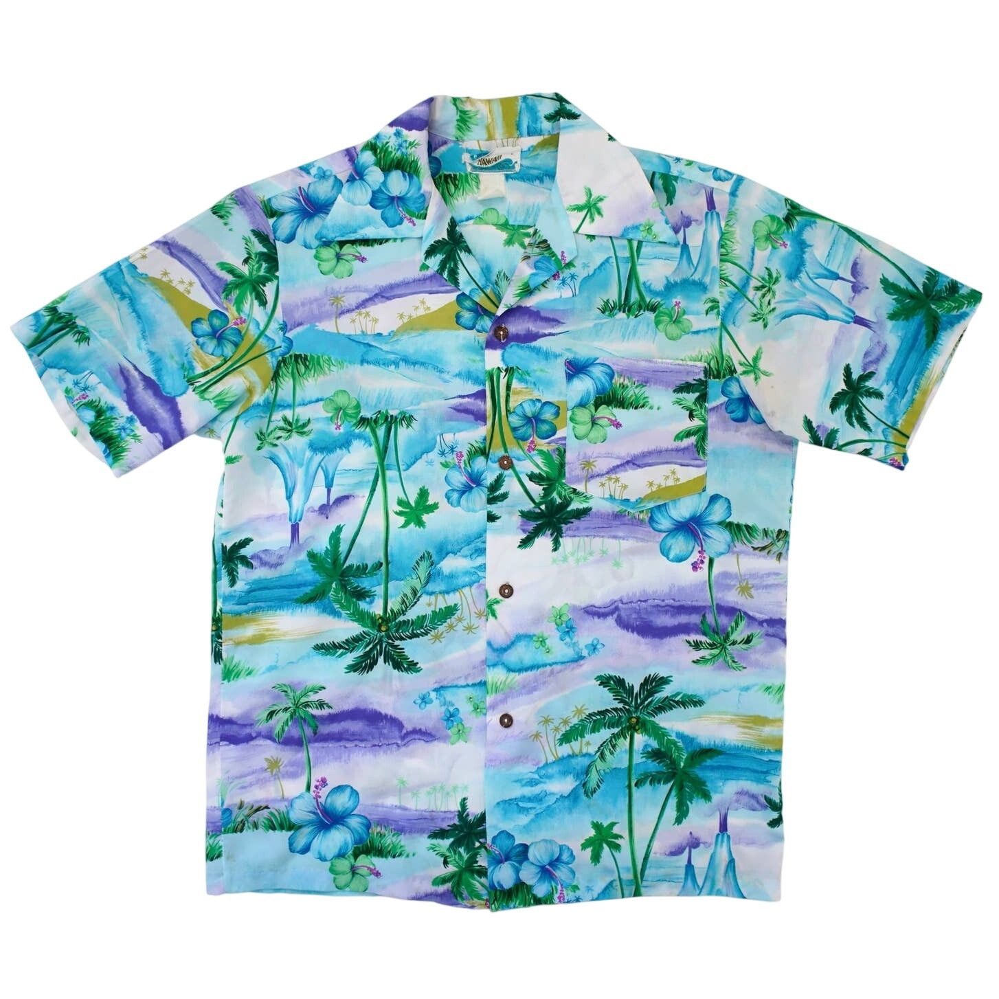 Vintage Vintage 70's Penneys Hawaiian Aloha Shirt Mens Medium Size US M / EU 48-50 / 2 - 1 Thumbnail