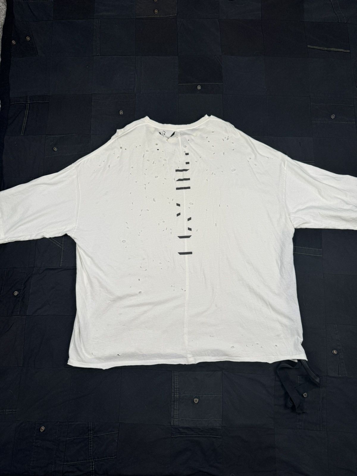 Ben Taverniti Unravel Project Oversized Distressed Tee Size US M / EU 48-50 / 2 - 4 Thumbnail