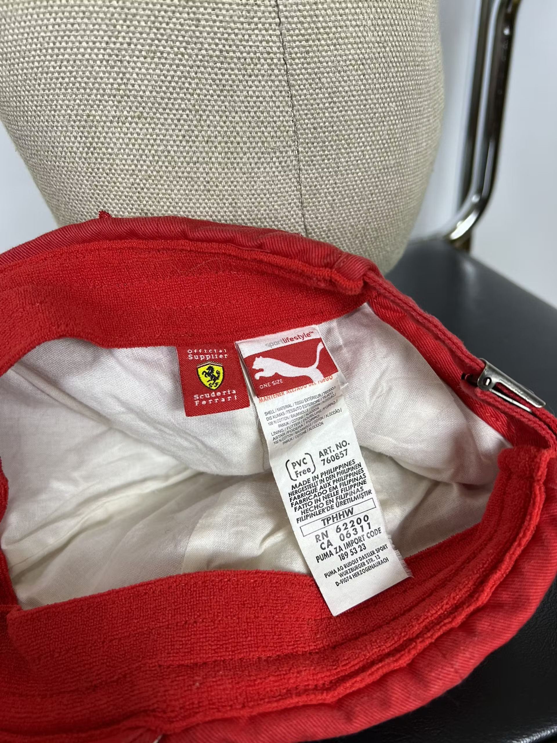 Ferrari × Puma Vintage Puma Ferrari racing baseball cap Size ONE SIZE - 6 Thumbnail