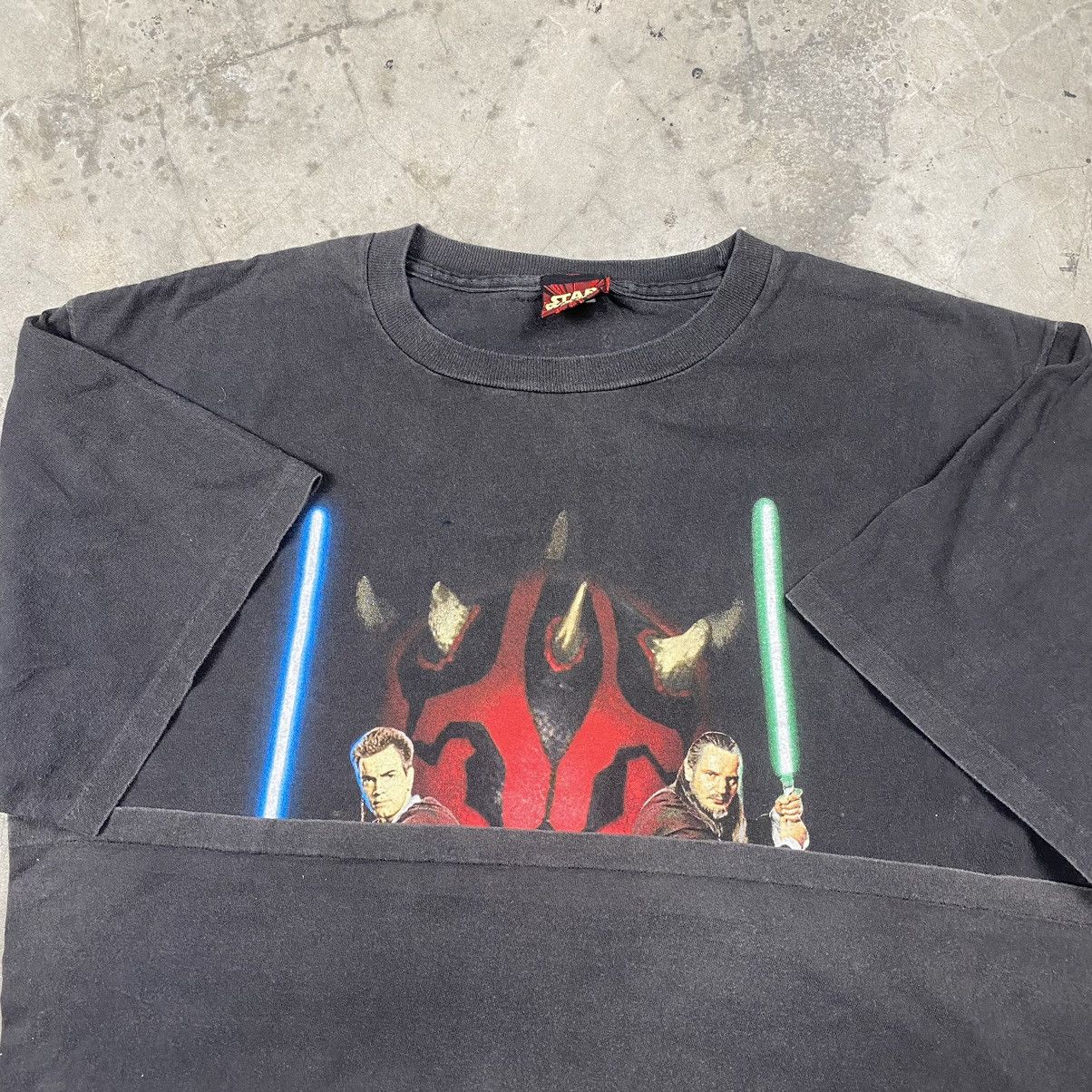 Star Wars Grail 90s Star Wars Jedi Vs Sith Episode One Tee Size US XL / EU 56 / 4 - 3 Thumbnail