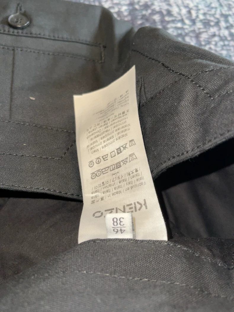 Kenzo KENZO size46/38 Men's runway wide-leg canvas trousers Size US 38 / EU 54 - 5 Thumbnail