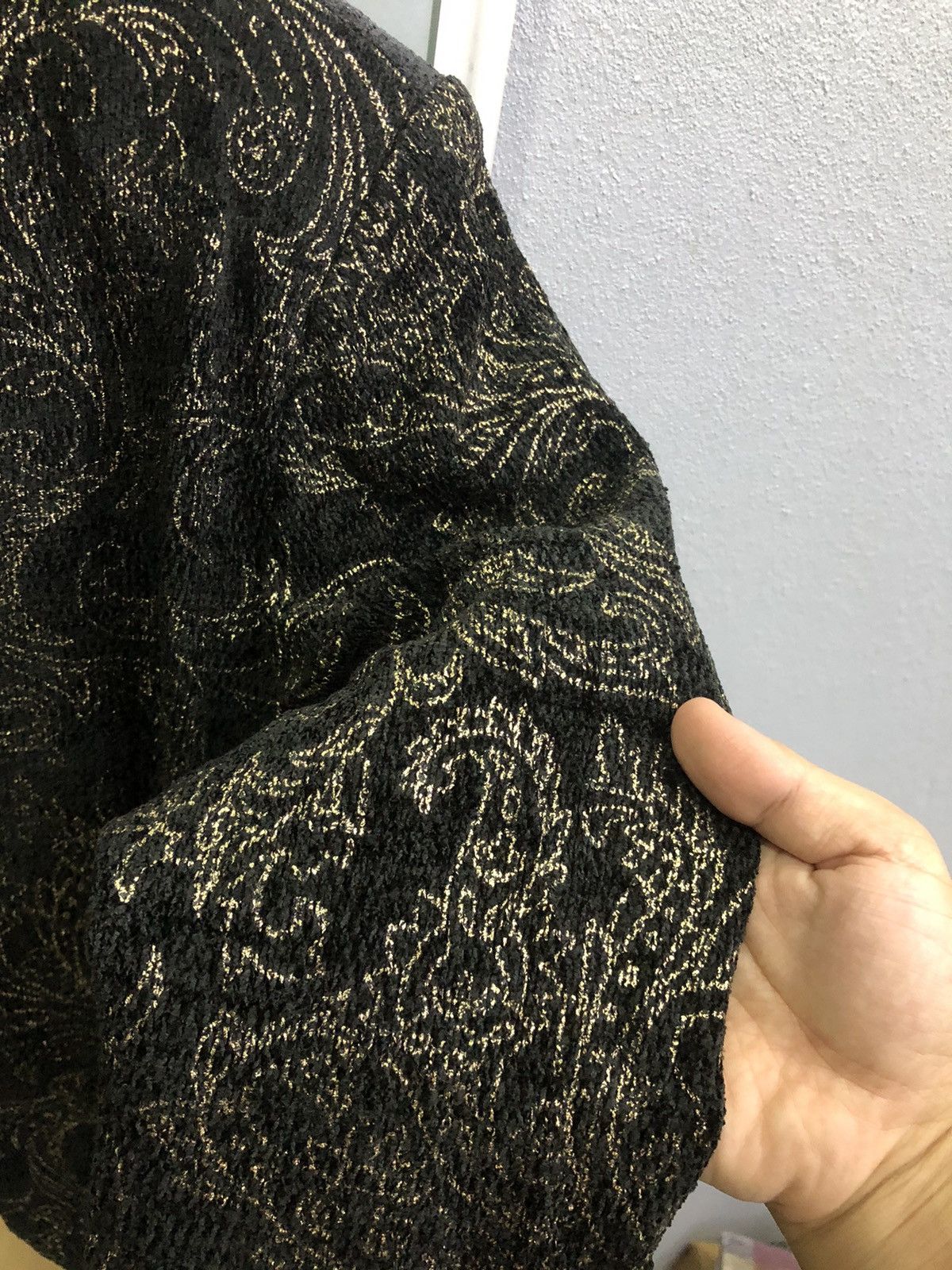 Japanese Brand LEBE Tokyo Style Vintage Embroidered Jacket Black Gold Size L / US 10 / IT 46 - 4 Thumbnail