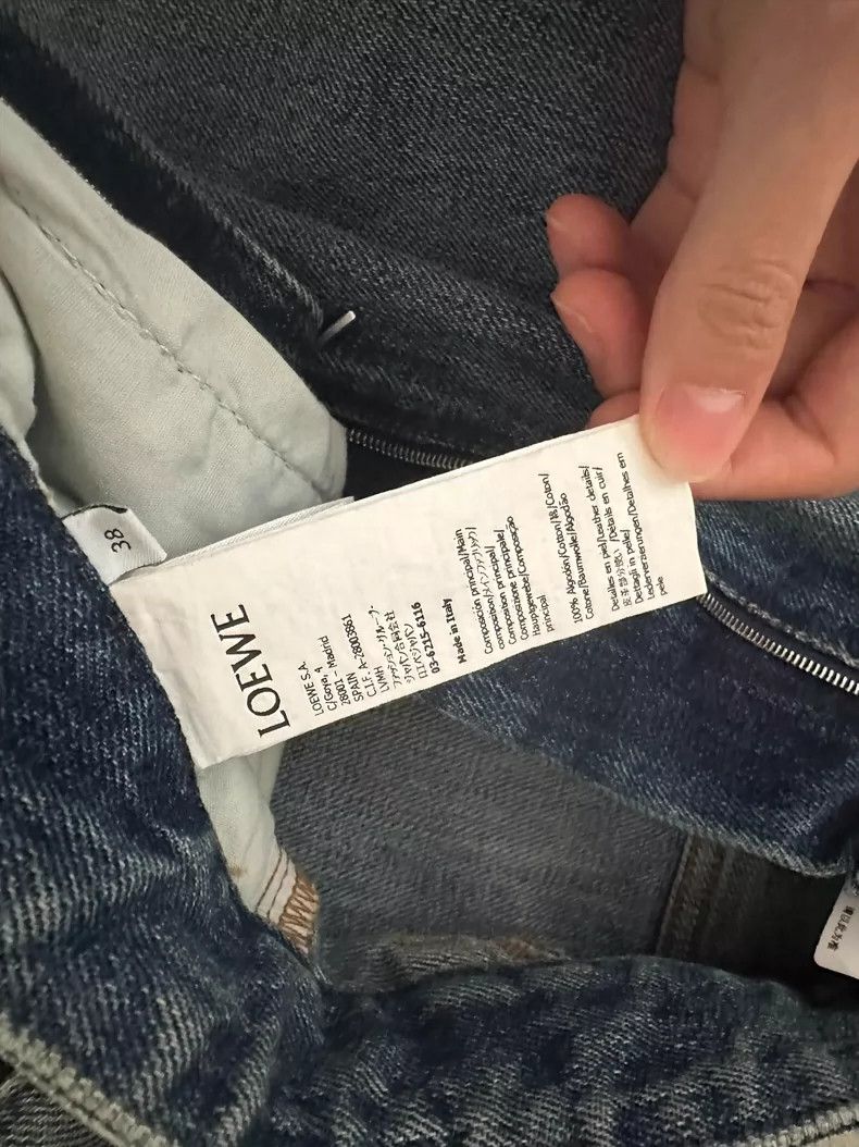 Loewe LOEWE Printed logo machete jeans Size 26" / US 2 / IT 38 - 5 Thumbnail
