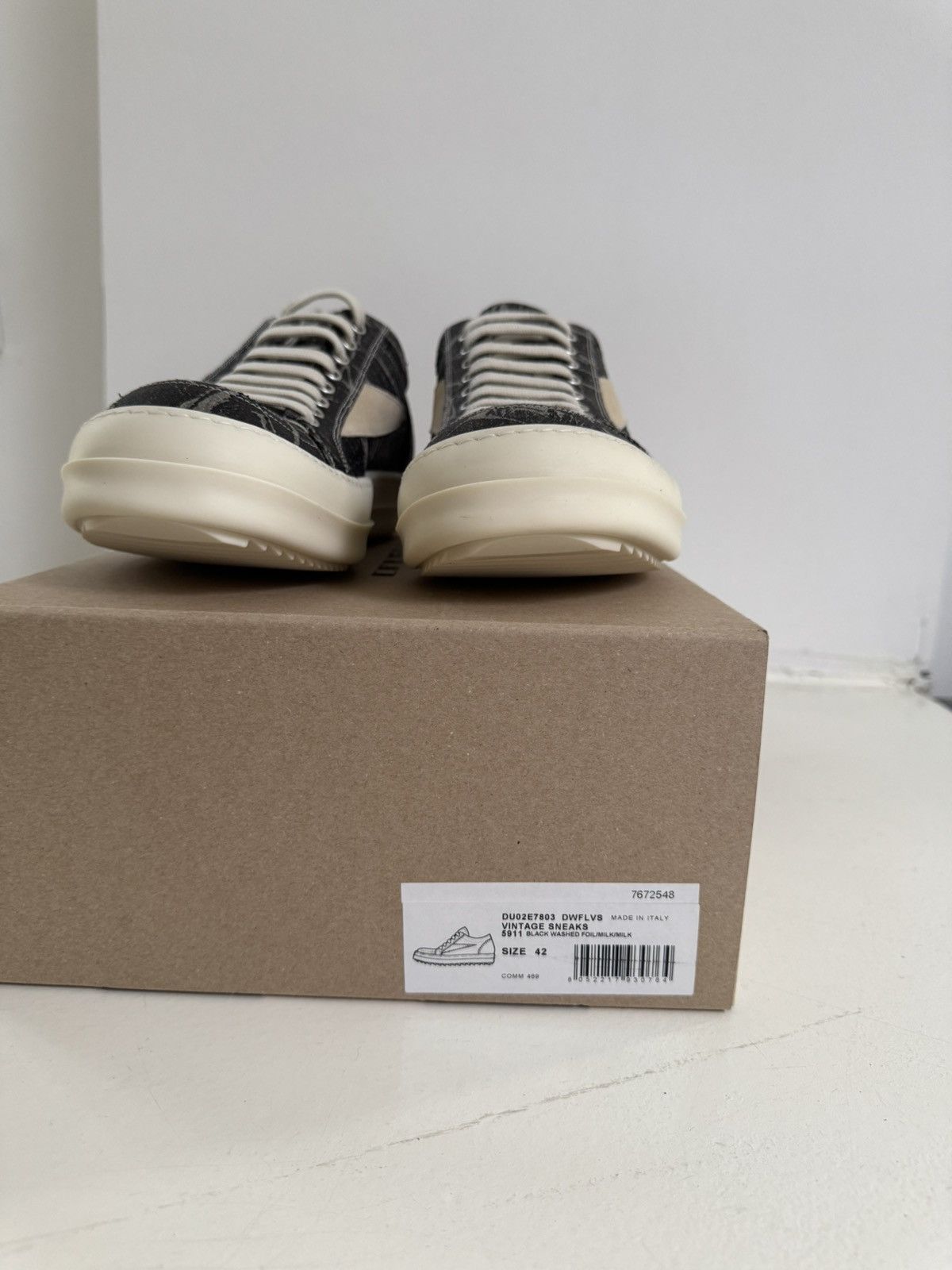 Rick Owens Drkshdw Rick Owens DRKSHDW Penta Vintage Sneaks Size US 9 / EU 42 - 8 Thumbnail