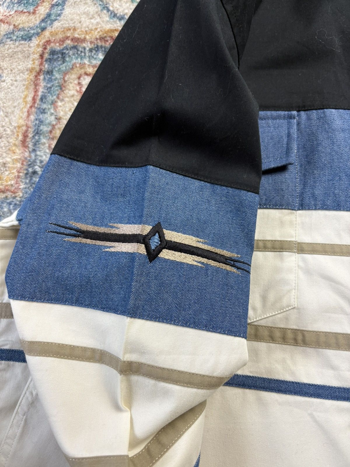 Vintage Vintage Cumberland Outfitter Striped Pearl Snap Shirt Large Size US L / EU 52-54 / 3 - 5 Thumbnail