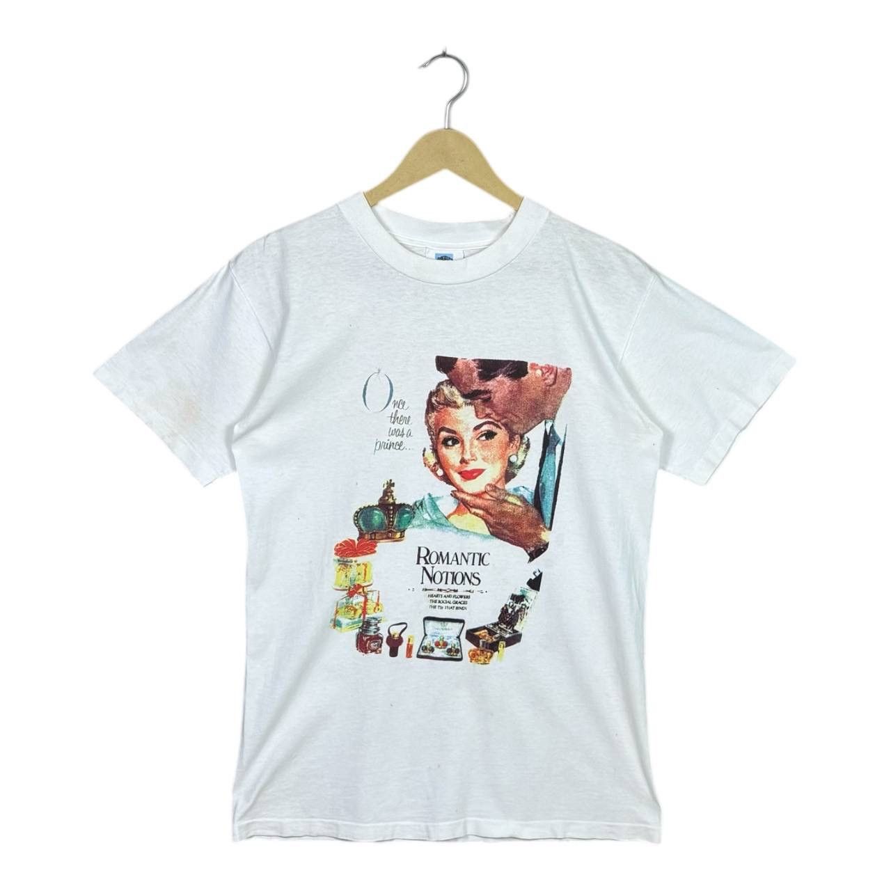Vintage Vintage 90s Romantic Notions Frog Prince Tee M Made in USA Size US M / EU 48-50 / 2 - 1 Thumbnail