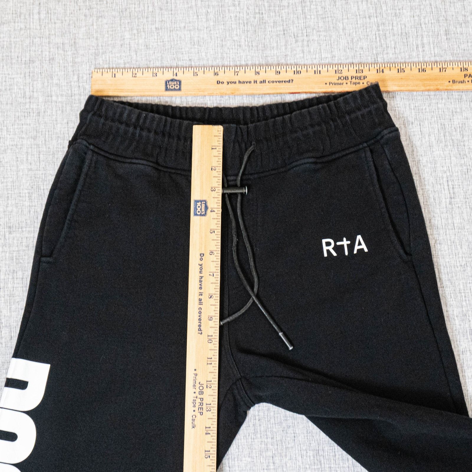 Rta RtA x DOGPOUND Terry Jogger Pant in Black cotton Sz Small Size US 28 / EU 44 - 5 Thumbnail