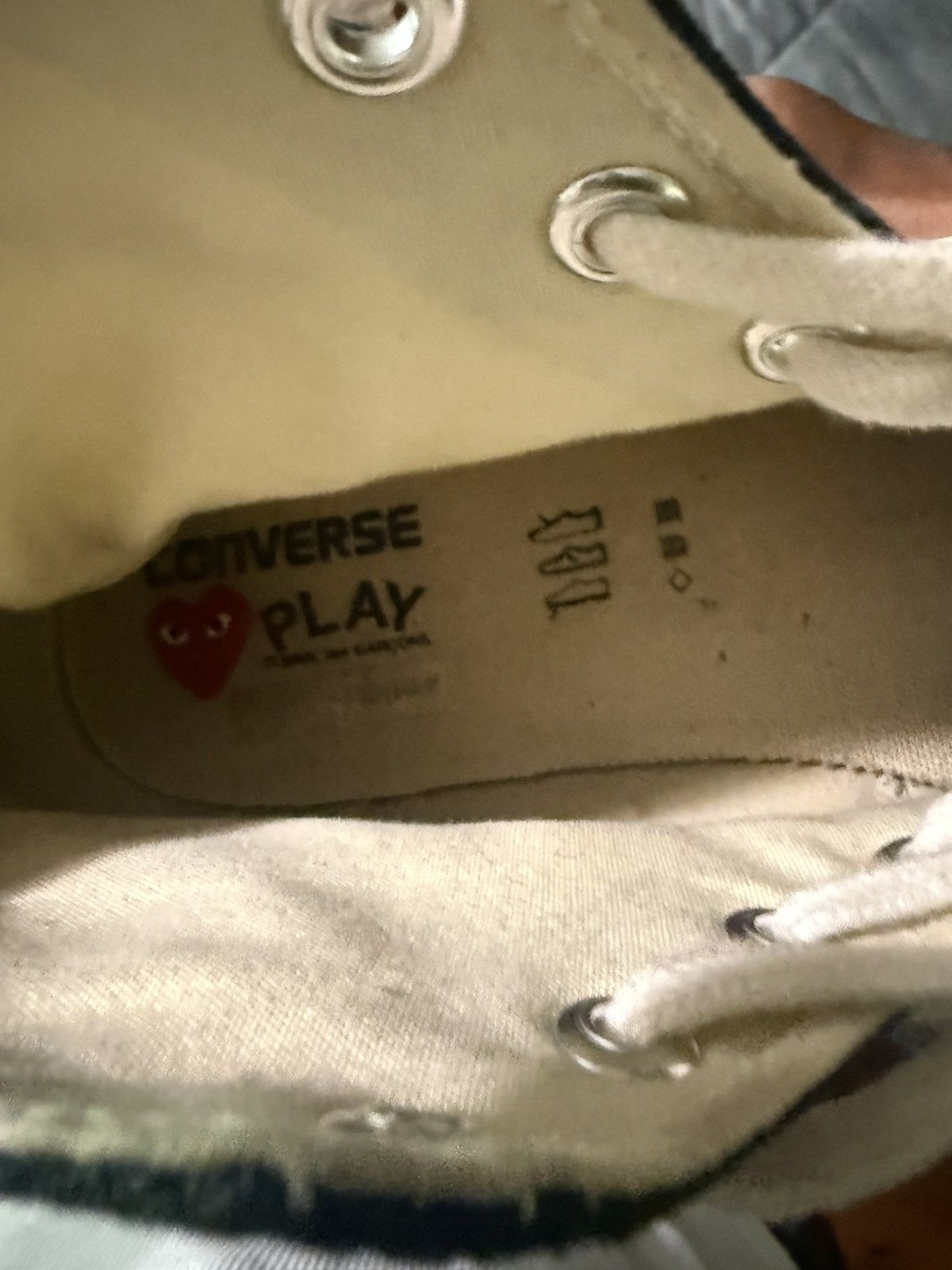 Comme des Garcons PLAY × Converse CdG PLAY x Converse Mens Chuck Taylor All Star Peek-A-Boo Size US 12 / EU 45 - 5 Thumbnail