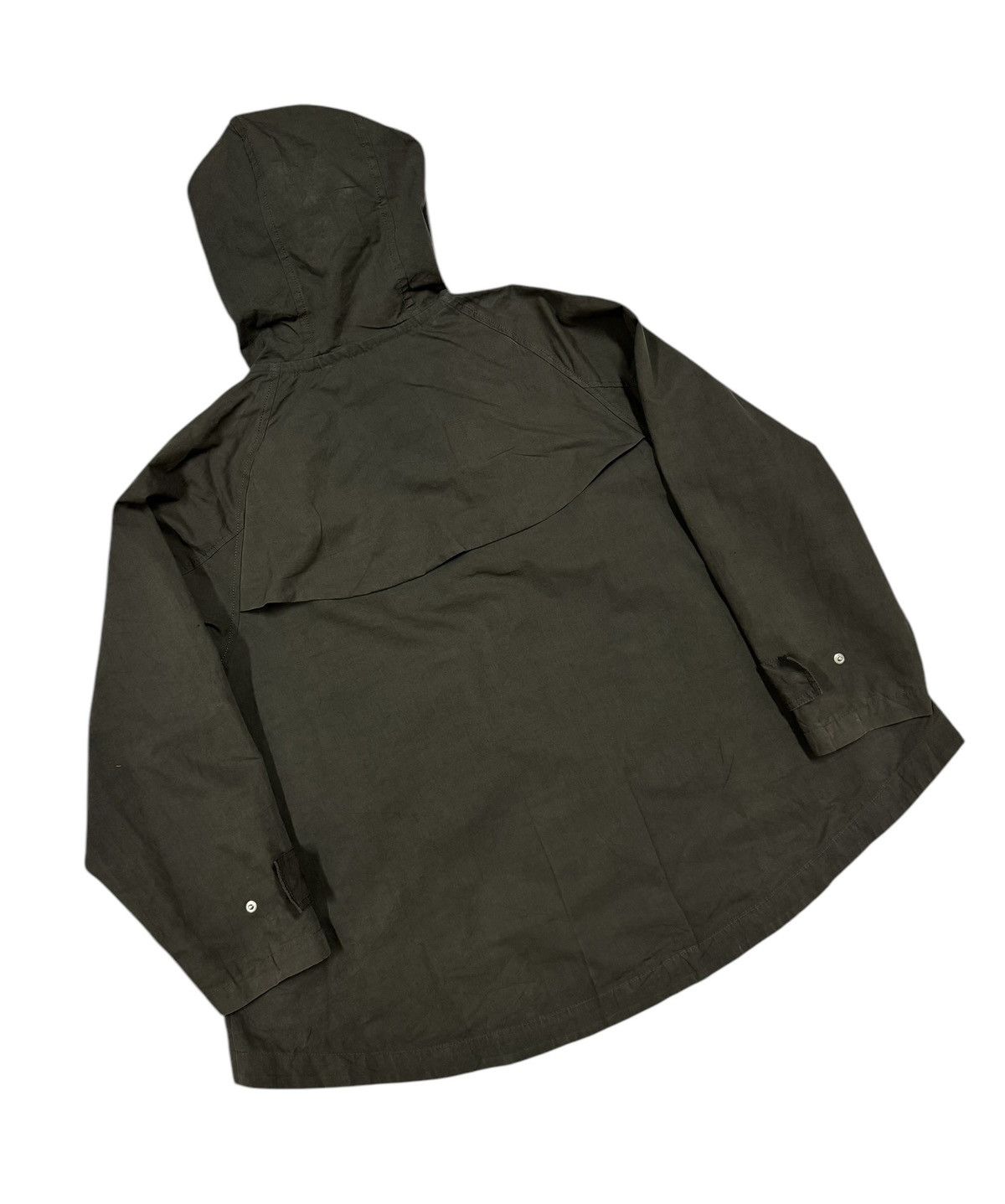 45rpm × Umii 908 MidiUmi Hoodies Miliitary Cape Olive Green Oversized Jacket Size US L / EU 52-54 / 3 - 10 Thumbnail