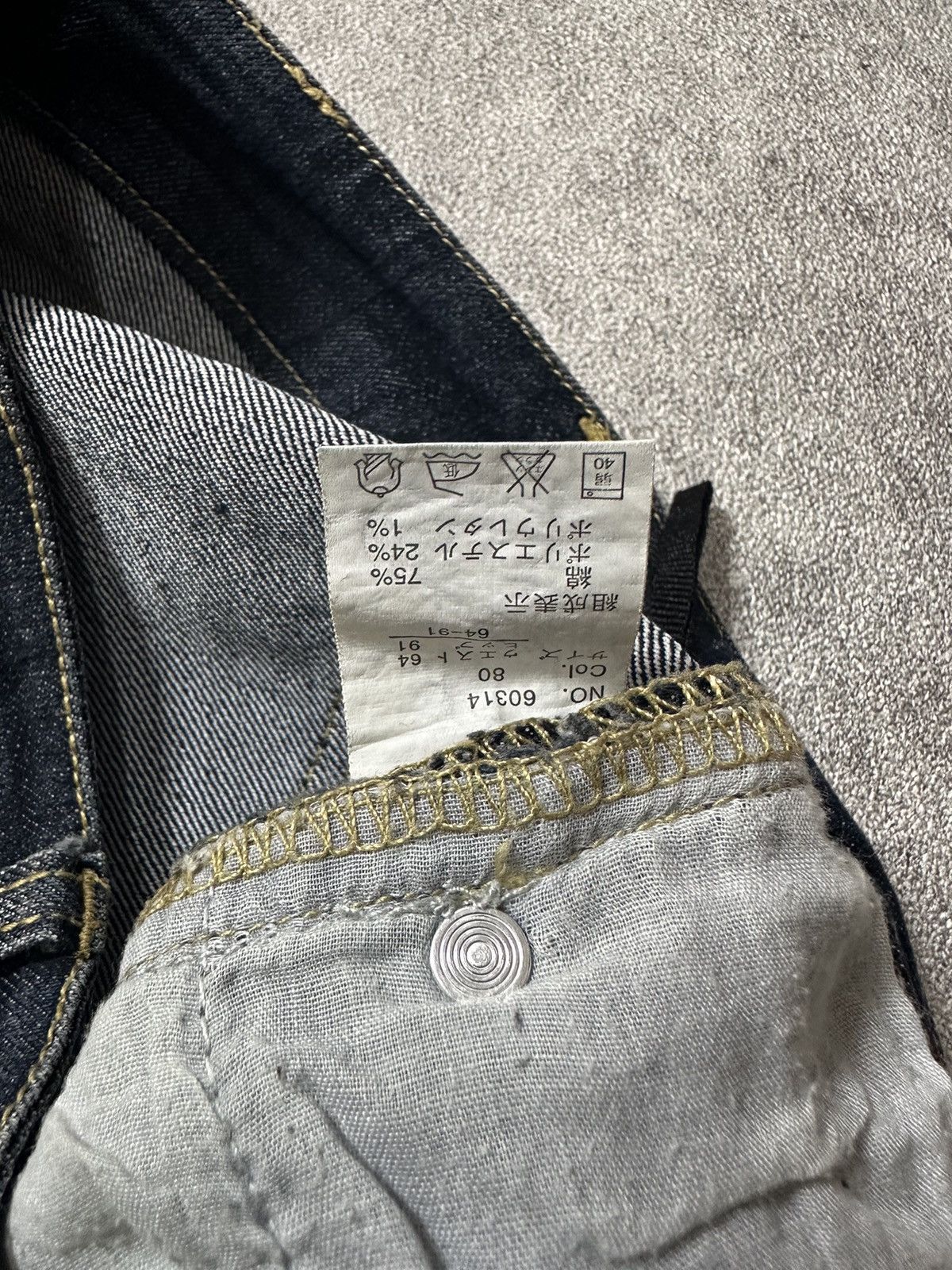 If Six Was Nine Vintage Japanes Guaranted Acid was Jeans Size US 29 - 6 Thumbnail