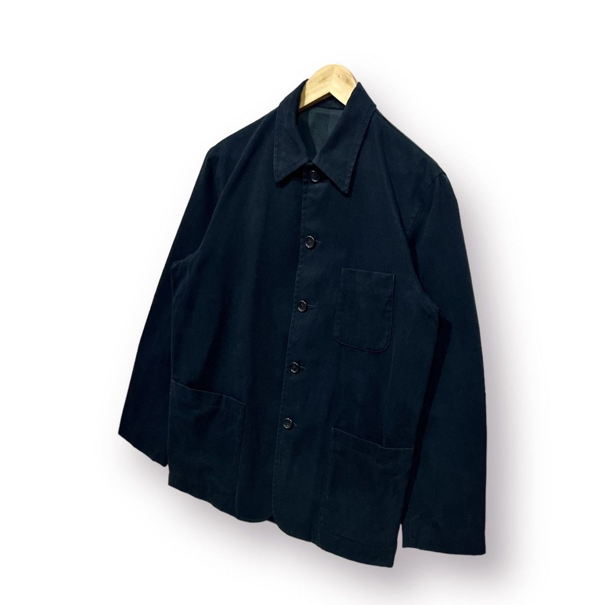 Issey Miyake 🔥 ISSEY MIYAKE DENIM iM D.CANVAS CHORE JACKET - M Size US M / EU 48-50 / 2 - 3 Thumbnail