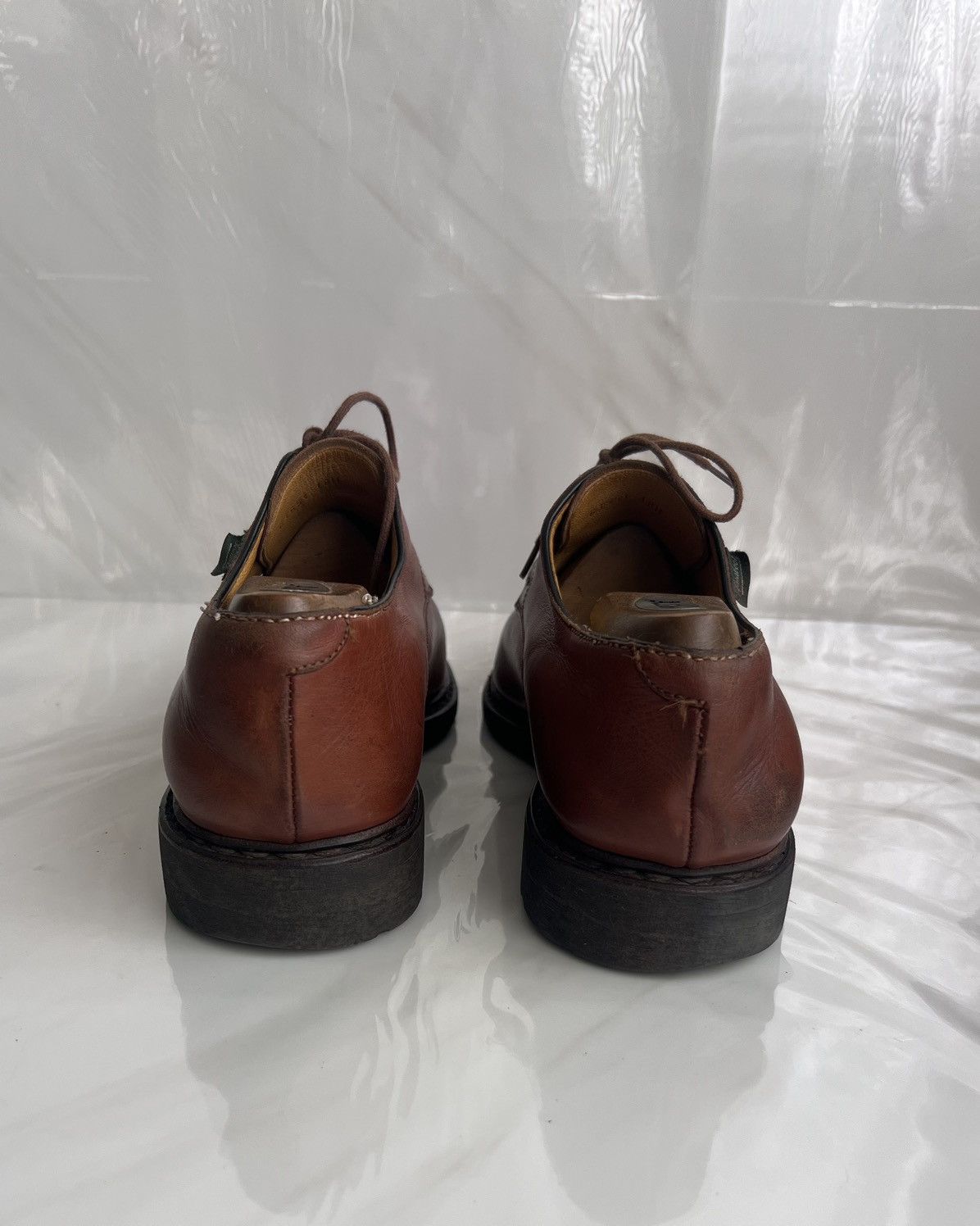 Paraboot Paraboot Avigon Griff brown leather split toe derby shoes Size US 9.5 / EU 42-43 - 8 Thumbnail