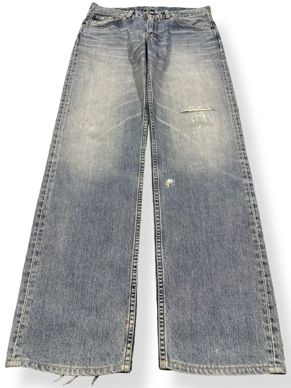 Levi's Vintage Levis 502 Faded Straight Leg Distressed Grunge Jeans Size US 32 / EU 48 - 1 Thumbnail