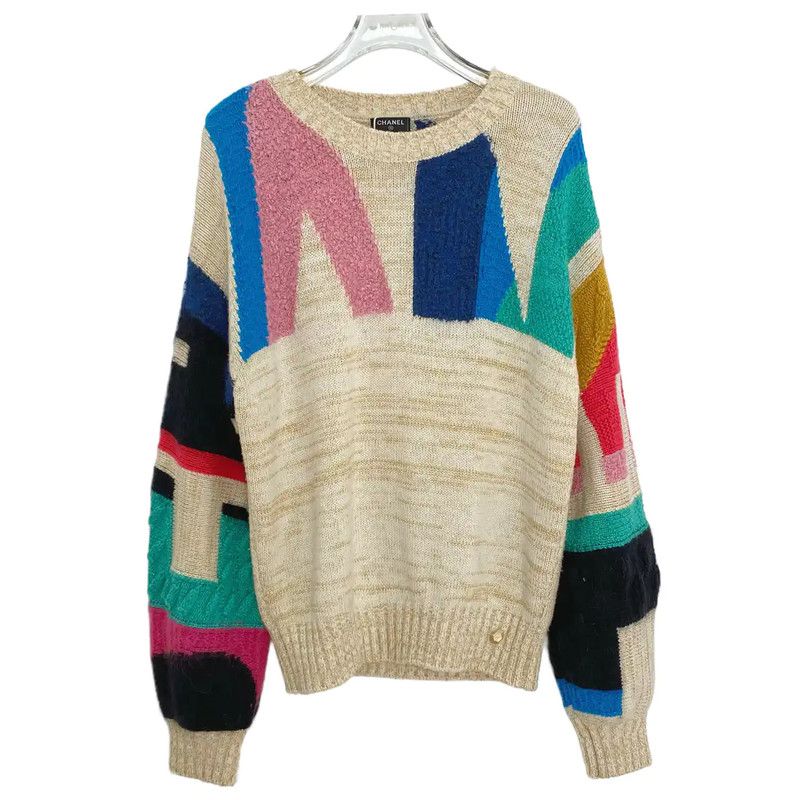 Chanel Chanel Colorful Wool Blend Sweater 0089 Size S / US 4 / IT 40 - 1 Thumbnail