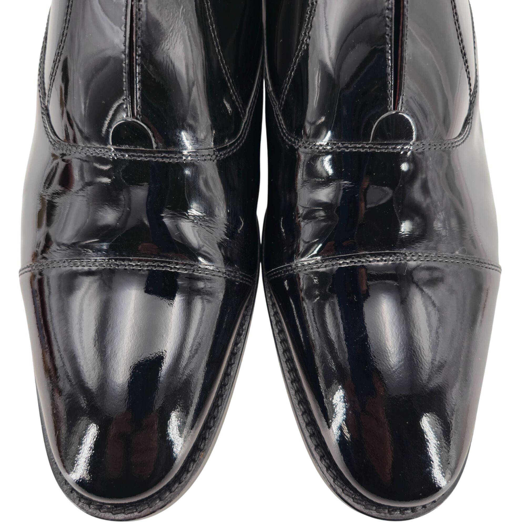 Other Carlos Santana Men 10 Black Patent Leather Dress Shoe Loafer Size US 10 / EU 43 - 9 Thumbnail