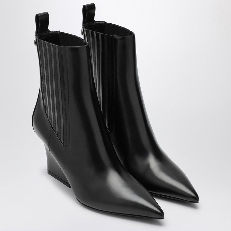 Valentino o1d2blof1024 V Logo Boots in Black Size US 7 / IT 37 - 2 Thumbnail