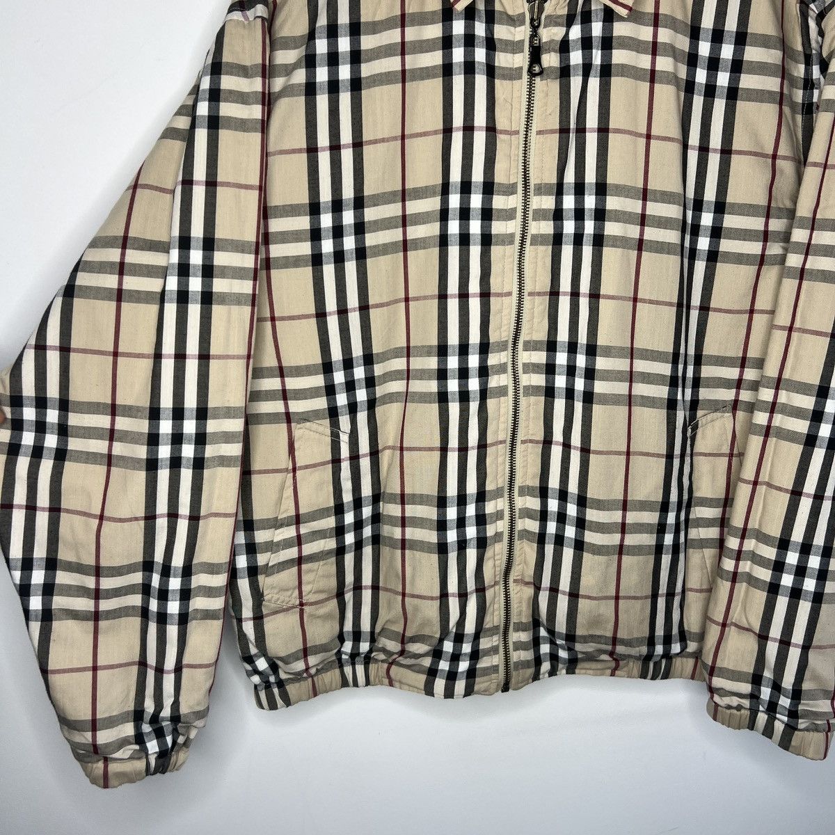 Burberry Burberr London Nova Check Jacket Reversible Bomber Beige Size US M / EU 48-50 / 2 - 6 Thumbnail