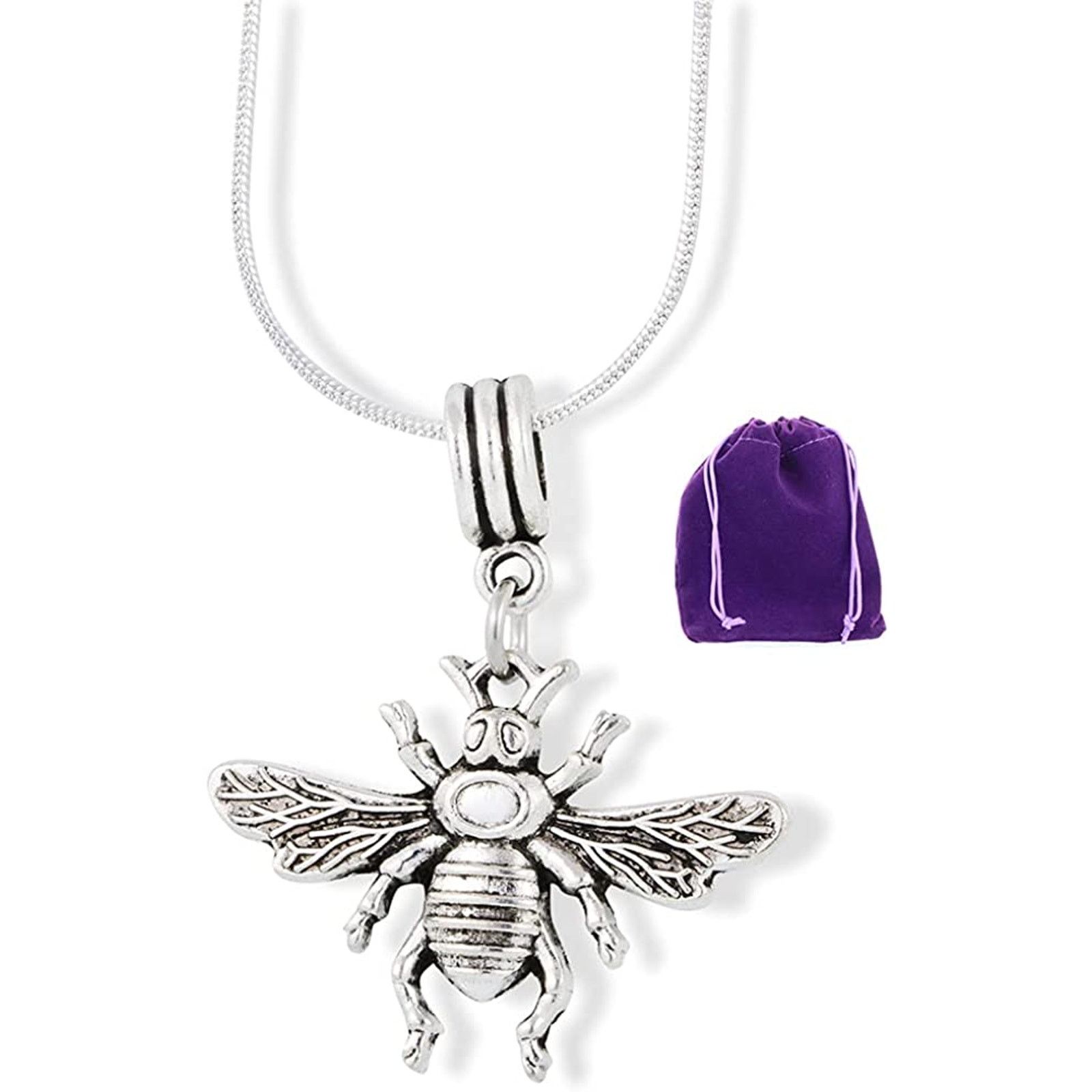 & Other Stories Fly Insect Large Charm Snake Chain Necklace Size ONE SIZE - 1 Thumbnail