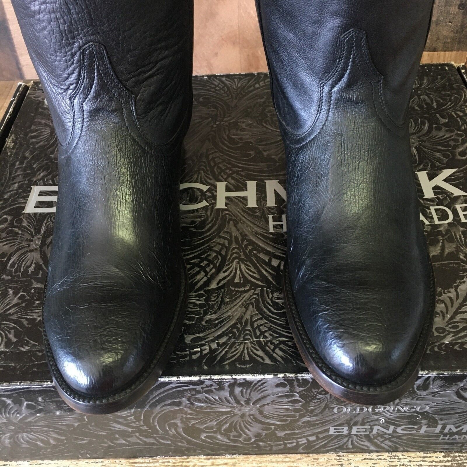 Old Gringo Old Gringo Amarillo 10” Smooth Ostrich Cowboy Boots Mens 9 D Size US 9 / EU 42 - 10 Thumbnail