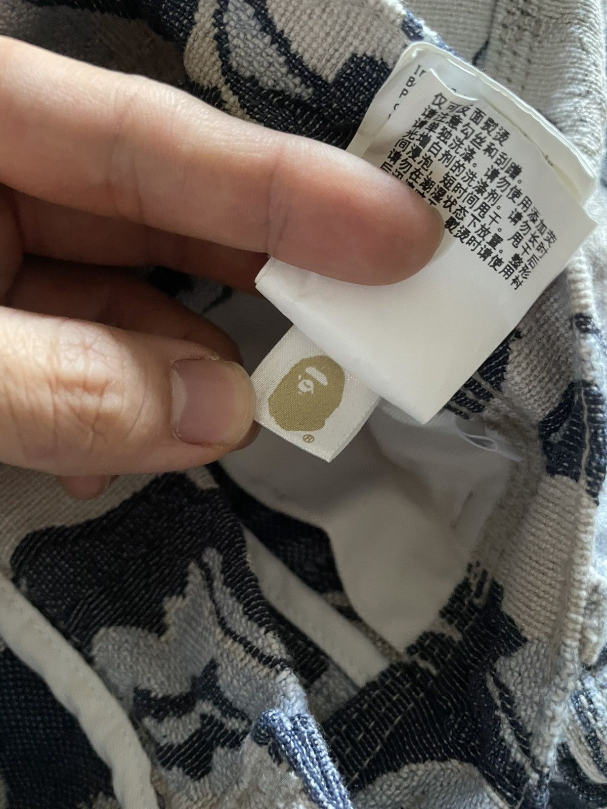 Bape A Bathing Ape Art Camo Gobelin Work Pants Size US 32 / EU 48 - 9 Thumbnail