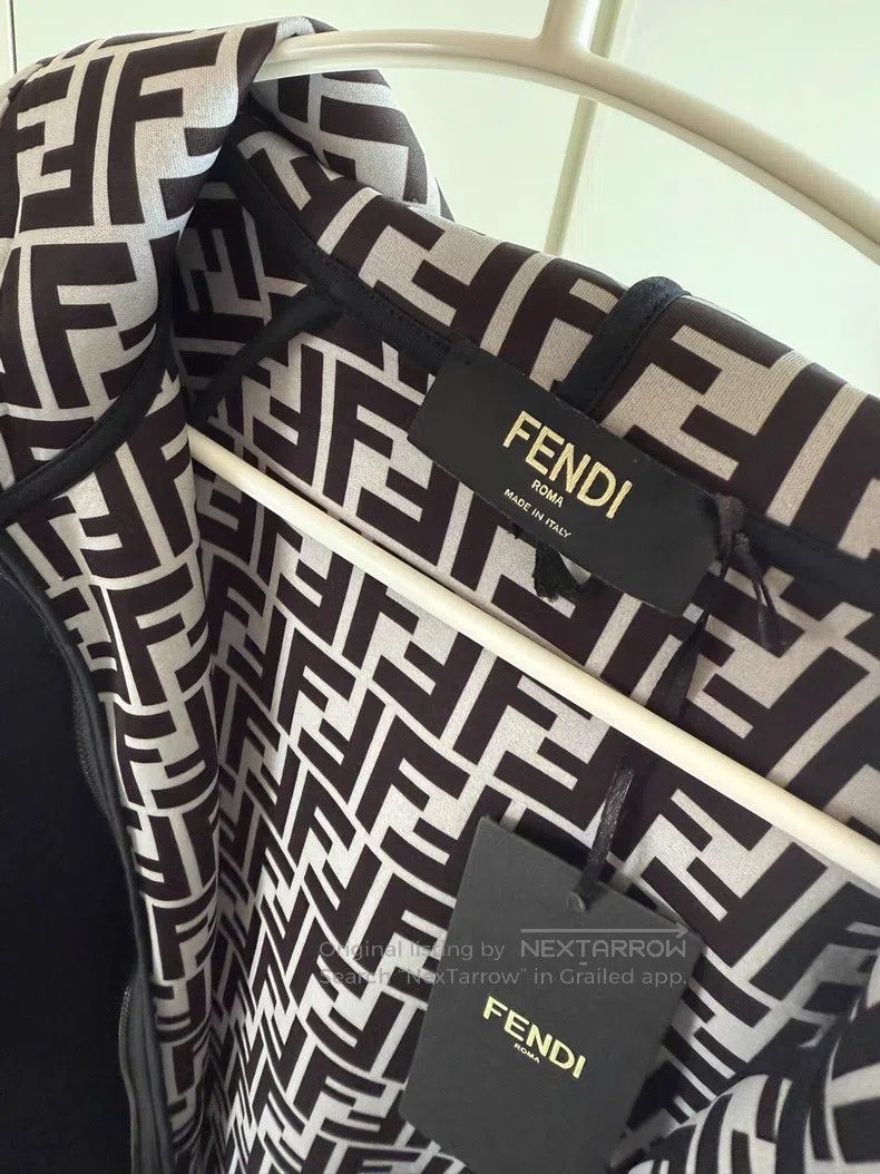 Fendi Fendi Full Logo Lining Jacket Size US XS / EU 42 / 0 - 3 Thumbnail