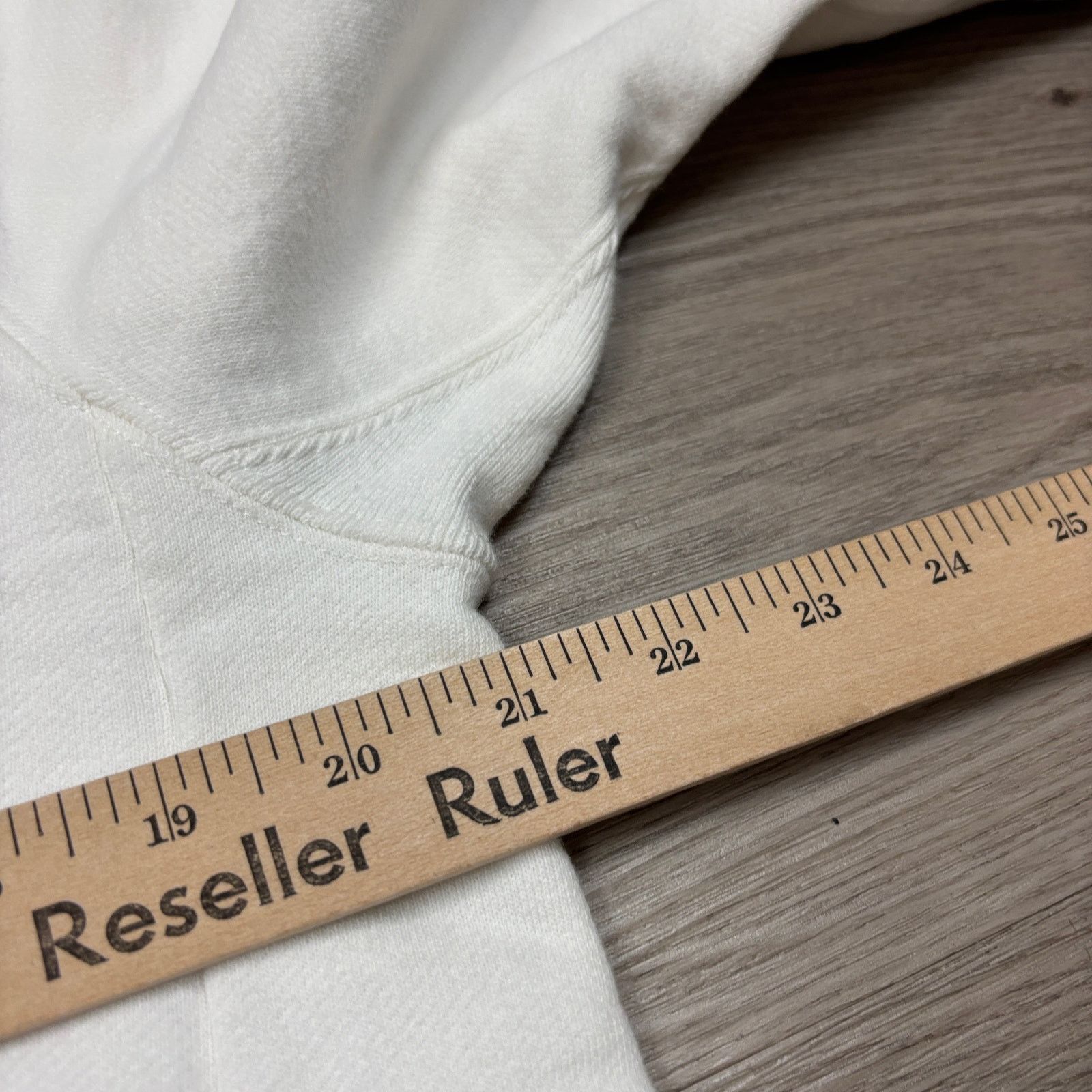 Japanese Brand Work Not Work Blank White Hoodie Men's Medium Made in Japan Size US M / EU 48-50 / 2 - 5 Thumbnail