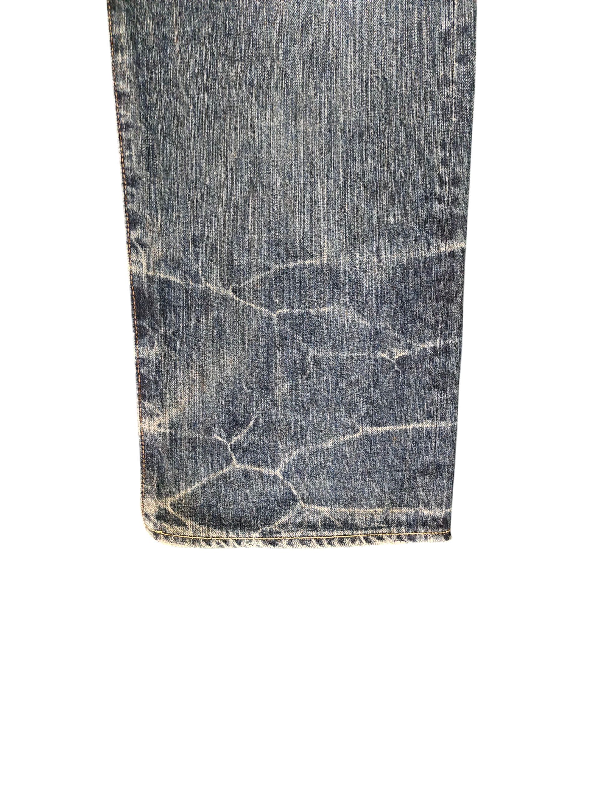 Kapital Vintage 90s Bartack Japan Selvedge Clawmark Distress Jeans Size US 35 - 5 Thumbnail