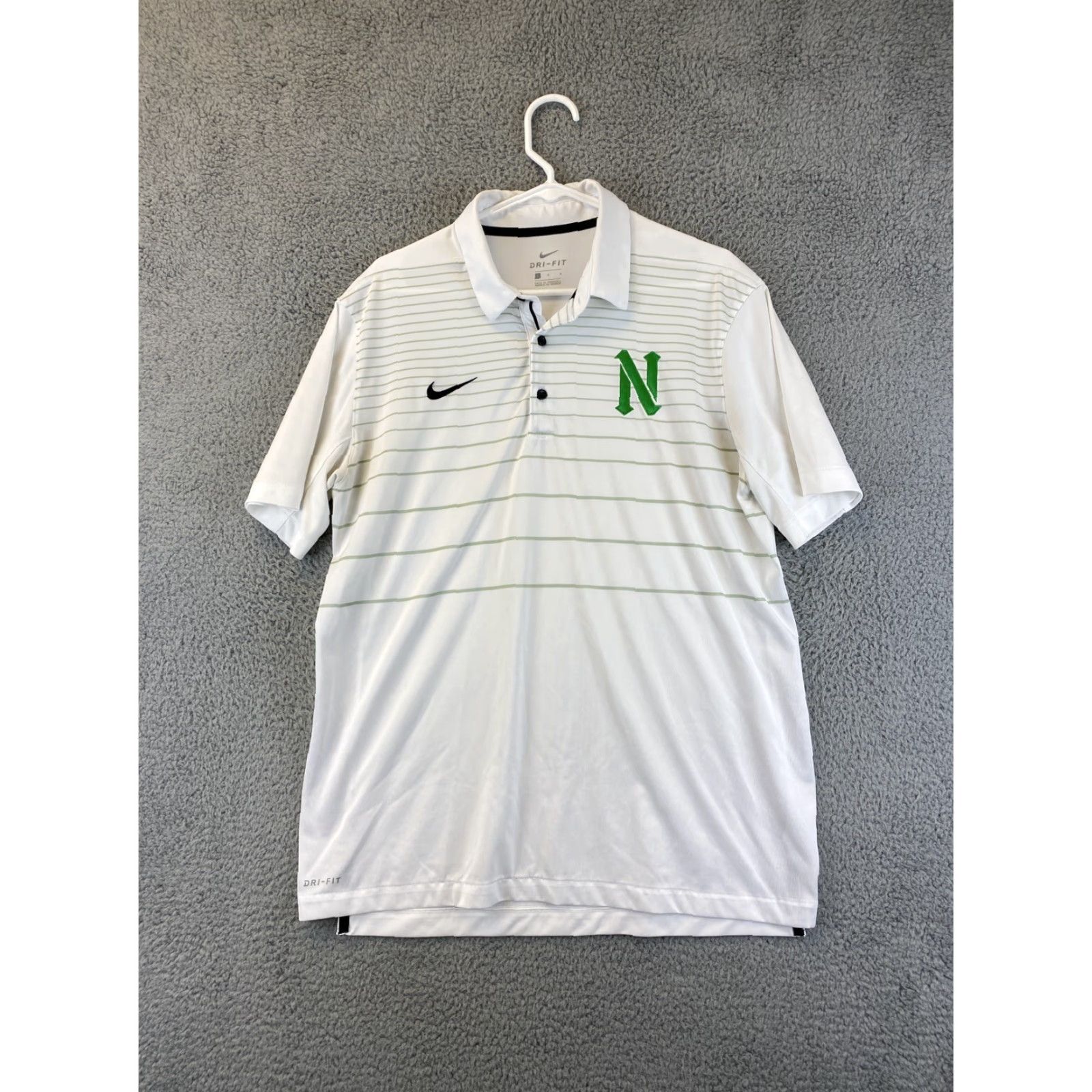 Under Armour UNDER ARMOUR Tech Golf Polo Shirt Men's Large White Gray Size US L / EU 52-54 / 3 - 2 Thumbnail