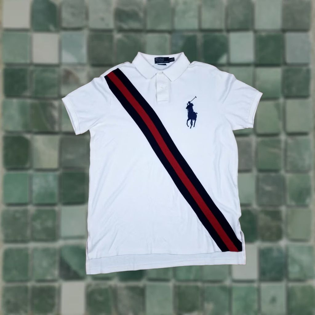 Ralph Lauren VINTAGE Ralph Lauren POLO SHIRT Short Sleeve SZ MEDIUM White Cotton Button Polo ShirtMens Regular Size M Short Sleeve Polo Shirt Mens Size US M / EU 48-50 / 2 - 1 Thumbnail