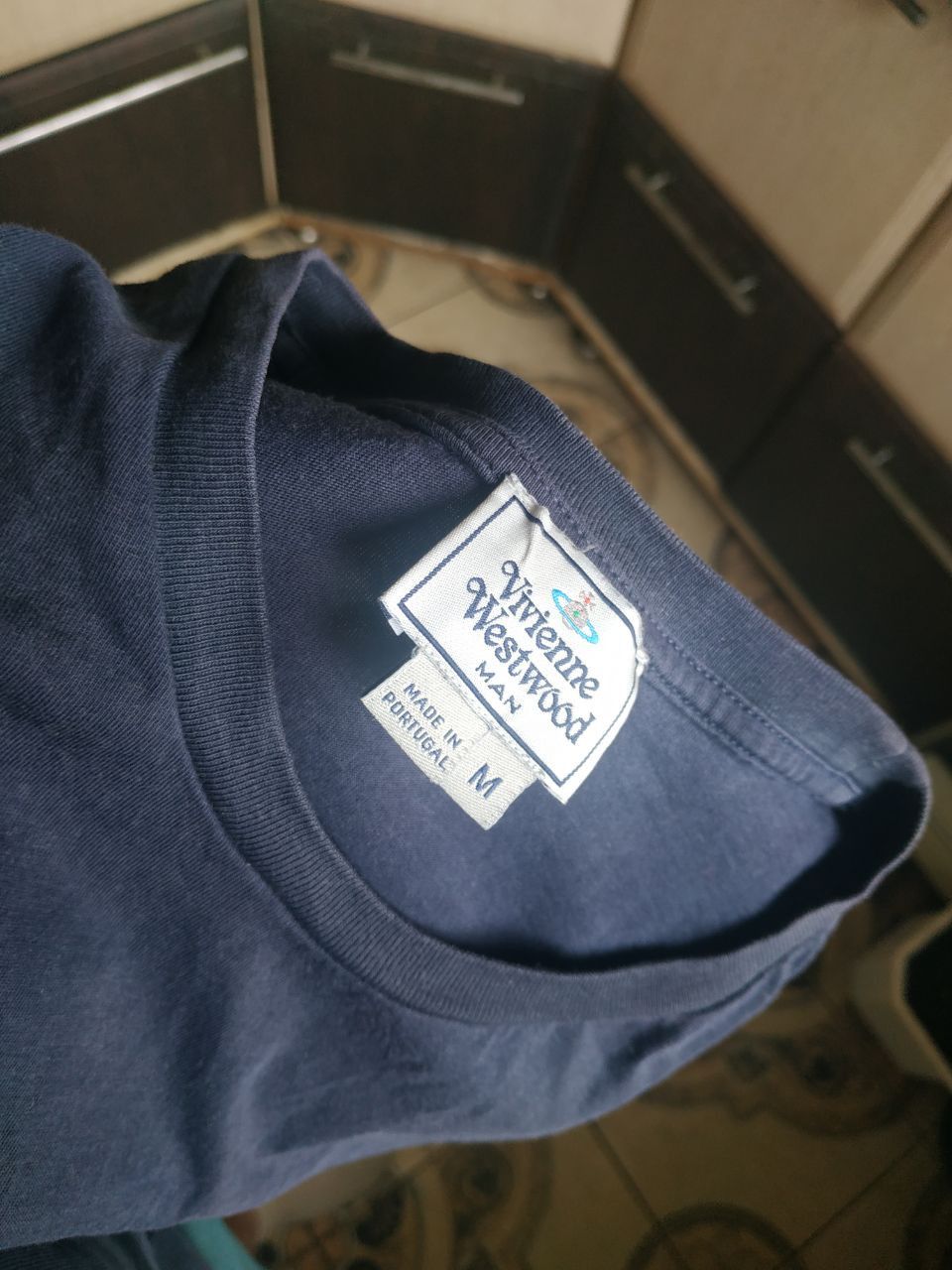 Vivienne Westwood Vivienne Westwood MAN Navy T-shirt Embroidered Orb Logo Sz M Size US M / EU 48-50 / 2 - 10 Thumbnail