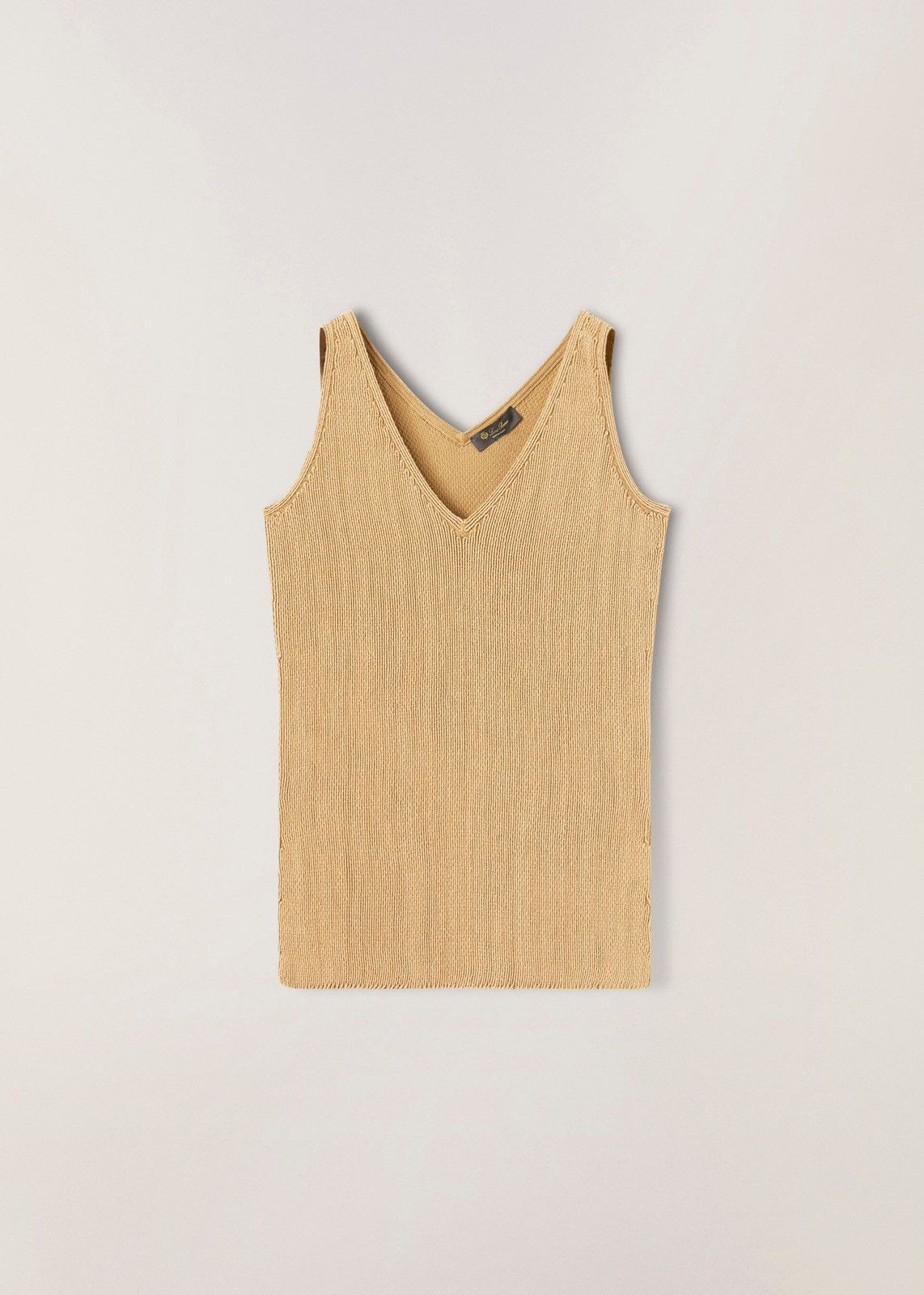 Loro Piana o1srvl11e0424 Top in Golden Size XL / US 12-14 / IT 48-50 - 1 Thumbnail