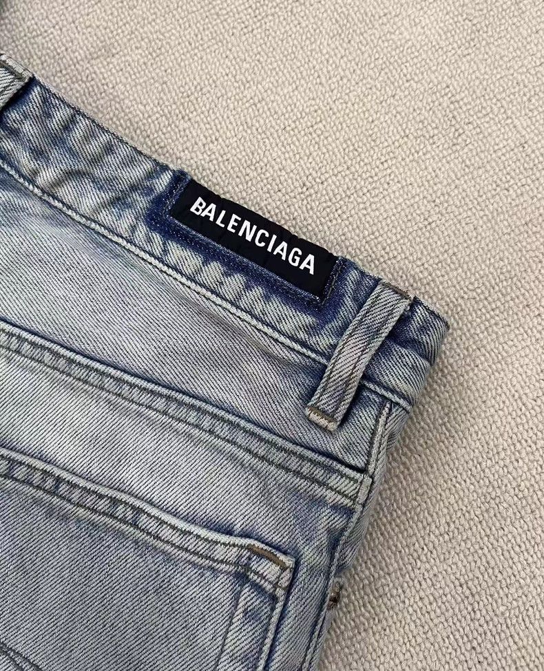 Balenciaga Balenciaga size S Imitation old middle waist straight casu Size US 27 - 3 Thumbnail