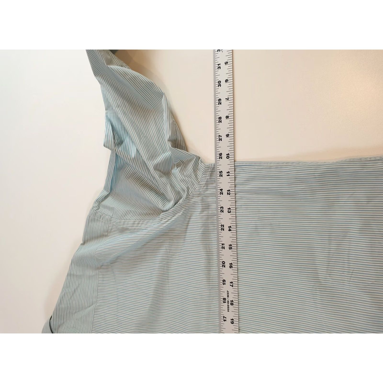 Brioni Brioni Shirt Mens 2XL Striped Button Up Dress Shirt Italy Made In Italy Blue Size 48R - 7 Thumbnail