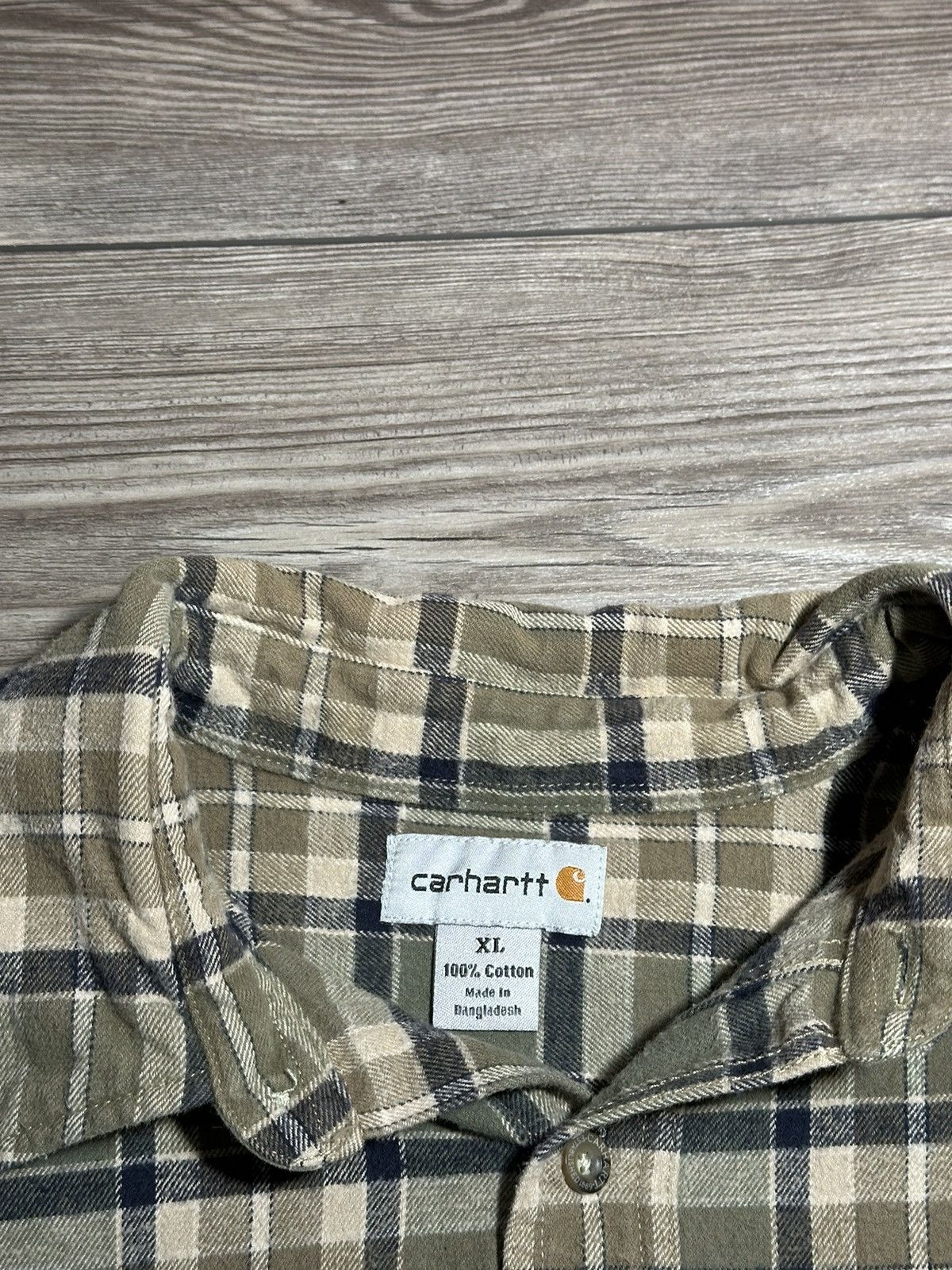 Carhartt Carhartt Flannel Button Up Shirt Size US XL / EU 56 / 4 - 3 Thumbnail