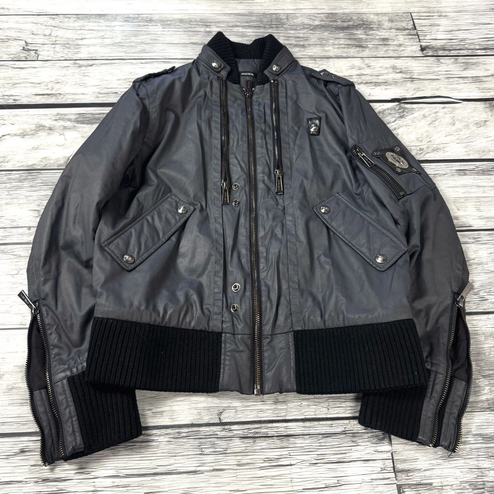 Giorgio Armani × Vintage Archive 80s Armani Jeans military bomber