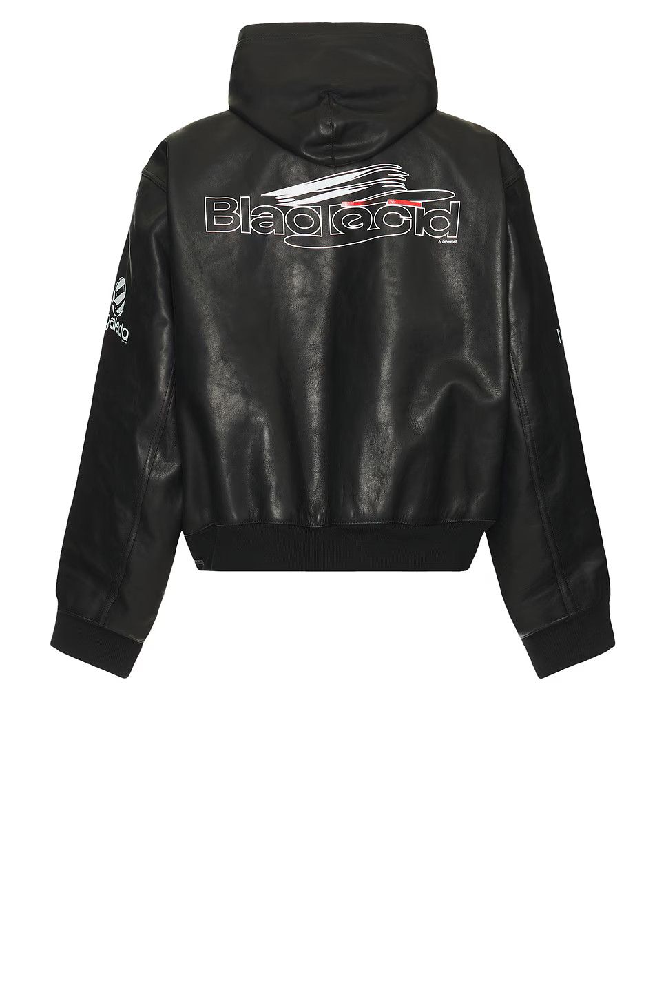 Balenciaga o1in1g1125 Linen Zip-Up Hoodie in Black Size US L / EU 52-54 / 3 - 2 Thumbnail