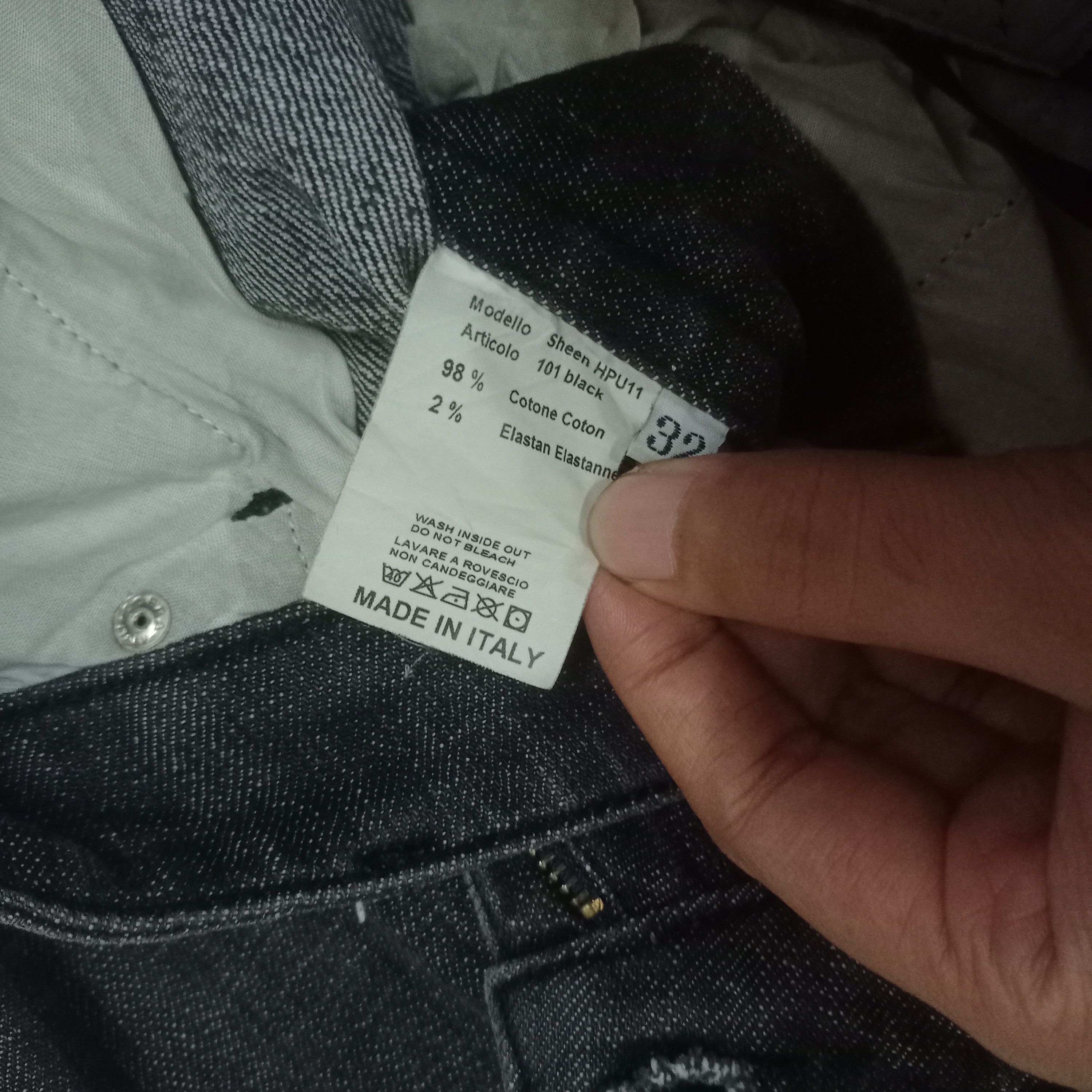 Japanese Brand Vintage Japanese Brand Faded Black Jeans 30x32 Size US 30 / EU 46 - 7 Thumbnail
