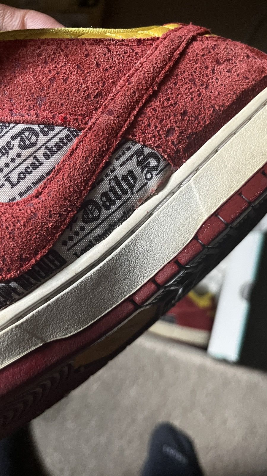 Nike Nike Dunk Low Premium SB QS Crawfish Size US 13 / EU 46 - 5 Thumbnail