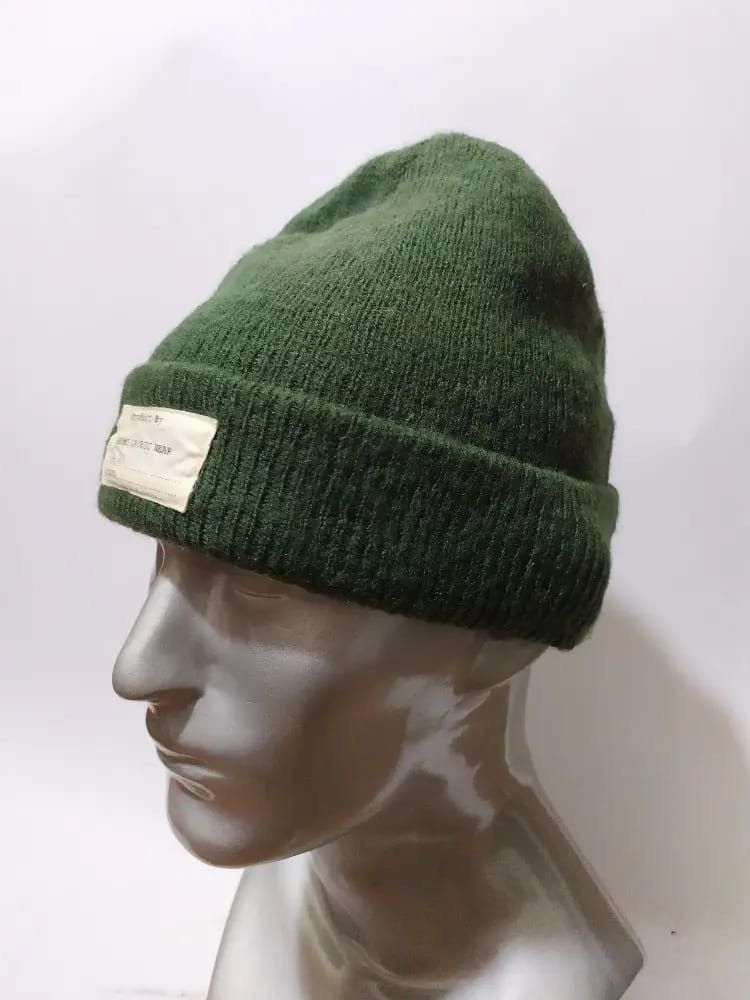 Beams Plus × Japanese Brand BEAMS OLIVE BEANIE PATCH MILITARY DESIGN HAT Size ONE SIZE - 4 Thumbnail
