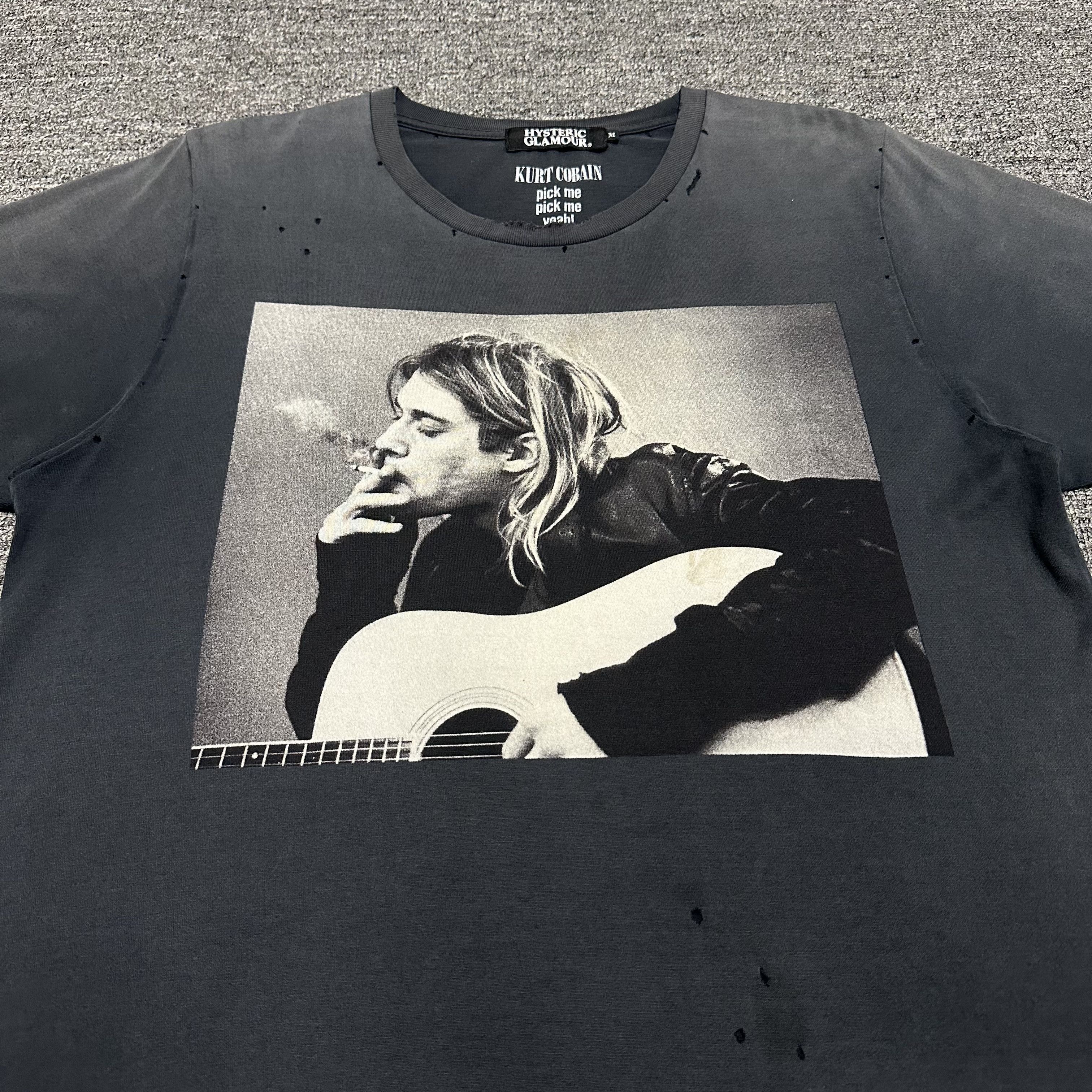 Hysteric Glamour Hysteric Glamour x Kurt Cobain Distressed Tee Size US L / EU 52-54 / 3 - 2 Thumbnail