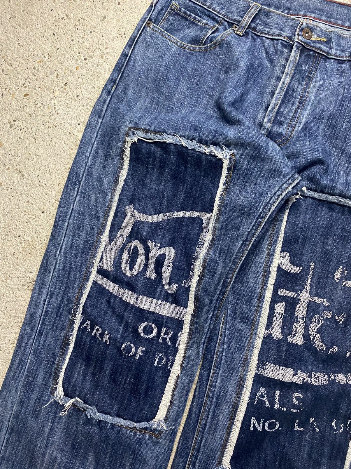 Von Dutch Von dutch vintage denim patchwork y2k jeans japanese 90s Size US 38 / EU 54 - 6 Thumbnail