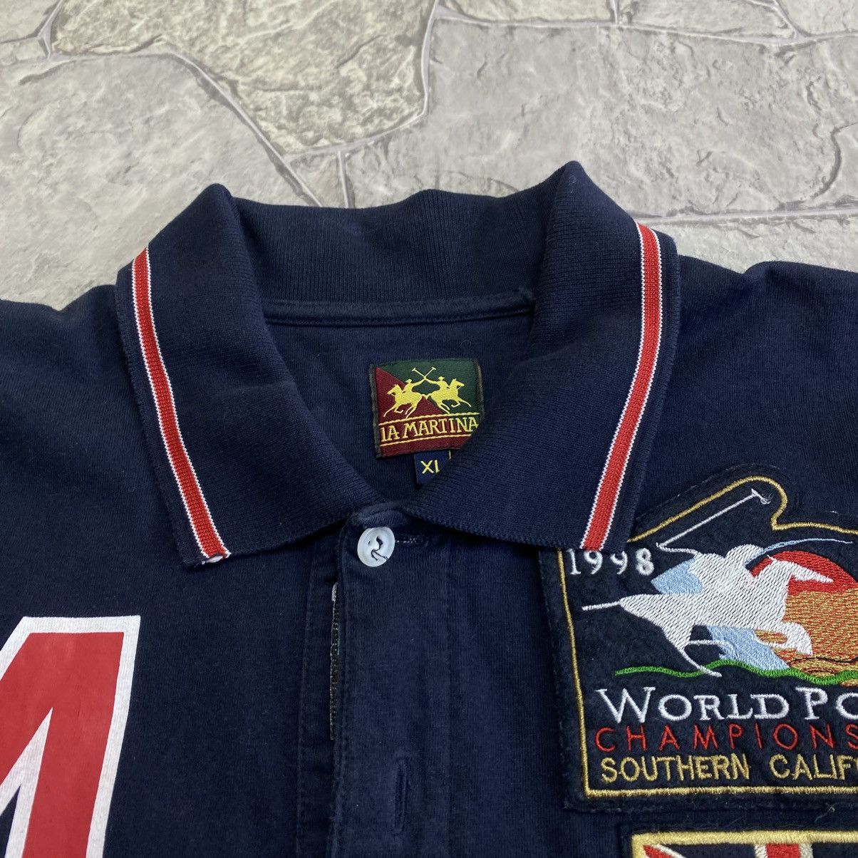 La Martina La Martina Vintage England Polo T-Shirt Size US XL / EU 56 / 4 - 6 Thumbnail