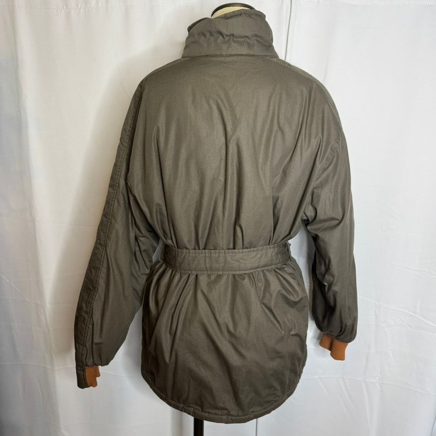 Members Only Members Only Belted Parka Puffer Coat Women 9/10 Olive Green Size M / US 6-8 / IT 42-44 - 4 Thumbnail