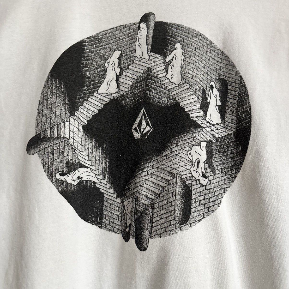 Volcom Volcom x Artist Collab Tee – Rare Graphic, Vintage Fit (L) Size US L / EU 52-54 / 3 - 3 Thumbnail
