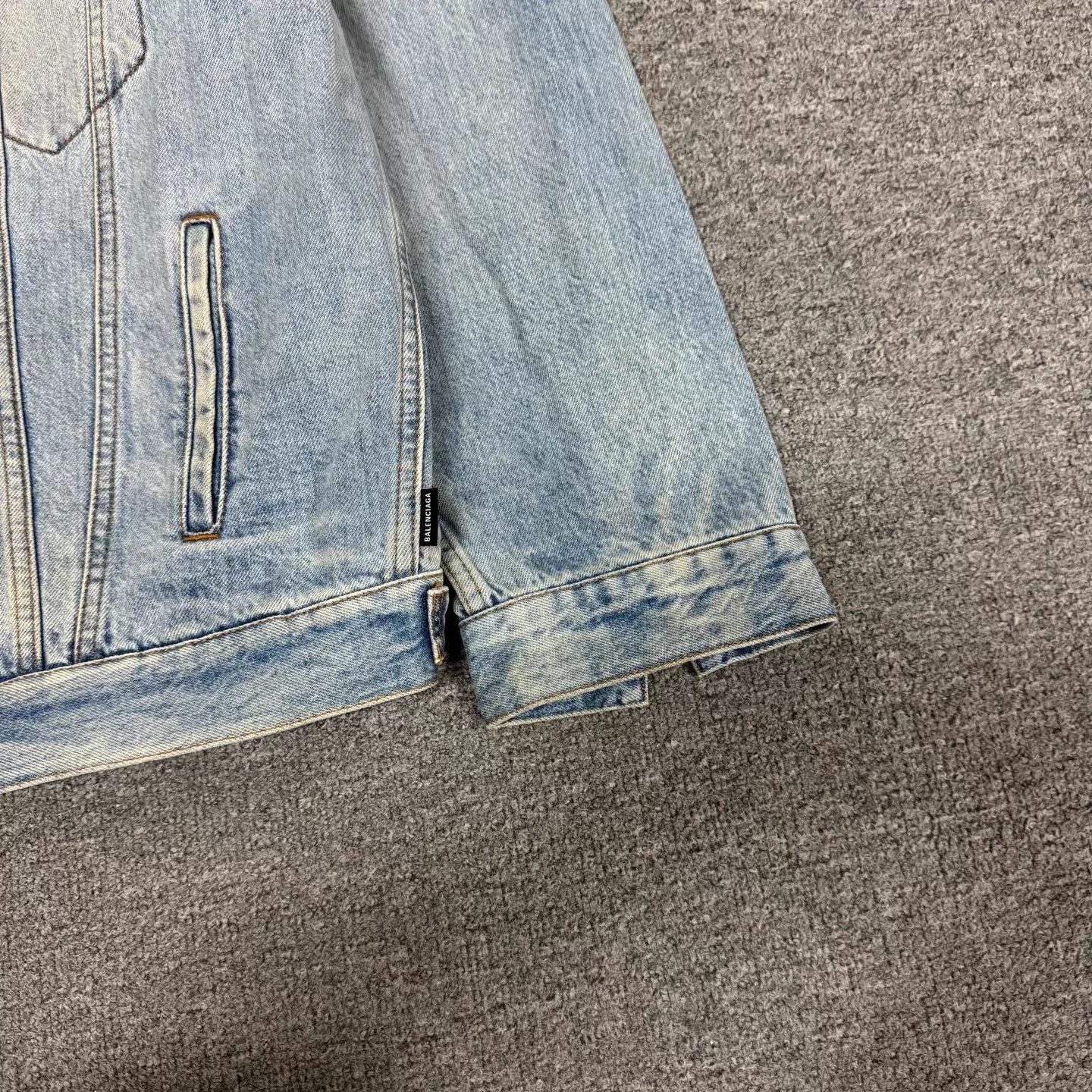 Balenciaga Balenciaga double B rainbow light blue denim 34 Size XXS / US 00 / IT 34 - 5 Thumbnail