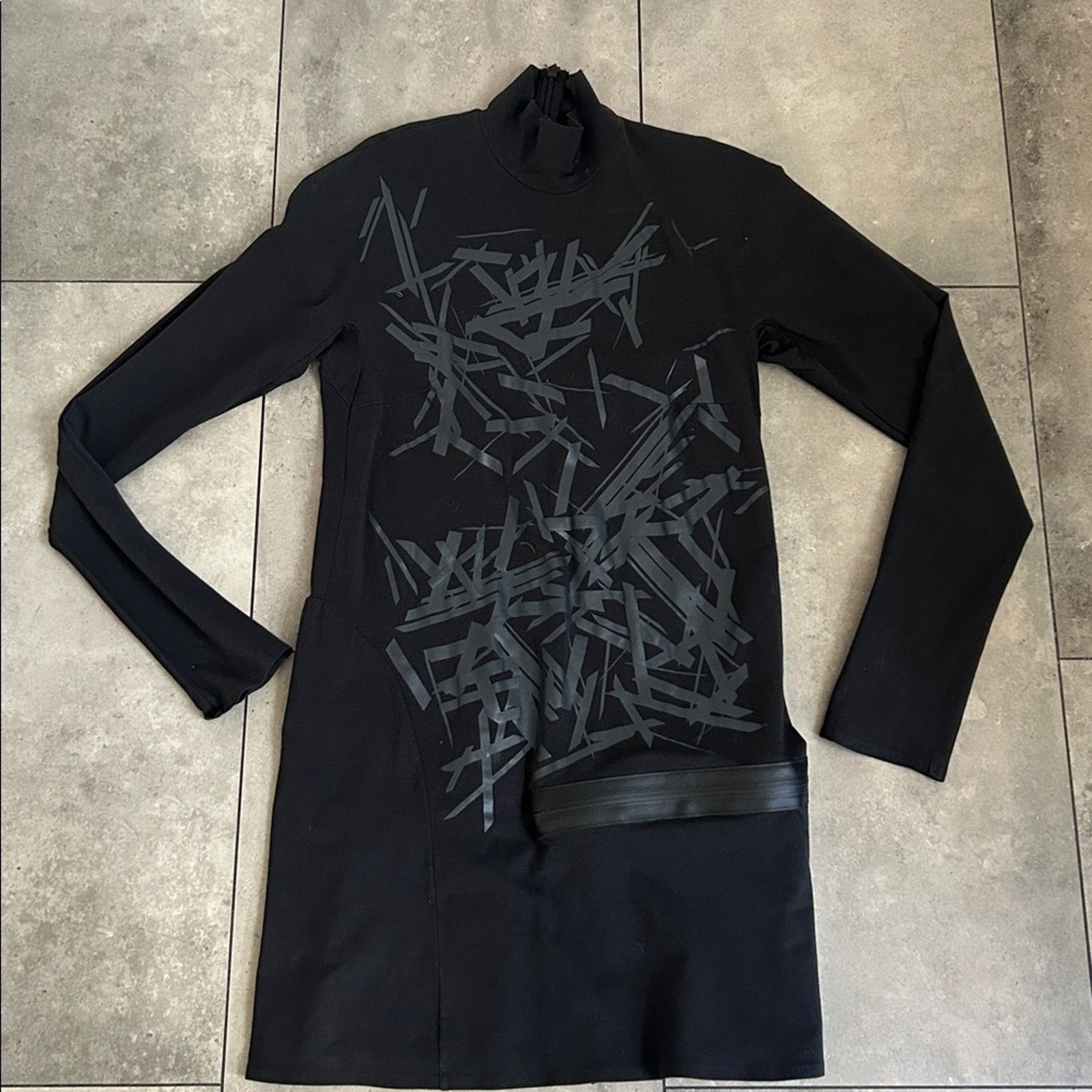 Adidas ADIDAS Y-3 by Yohji Yamamoto black turtleneck dress XS Size XS / US 0-2 / IT 36-38 - 2 Thumbnail